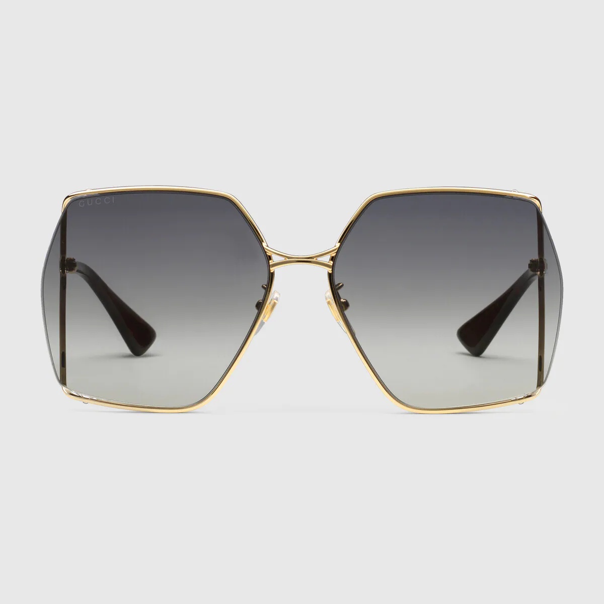 Oversize oval-frame sunglasses - 1