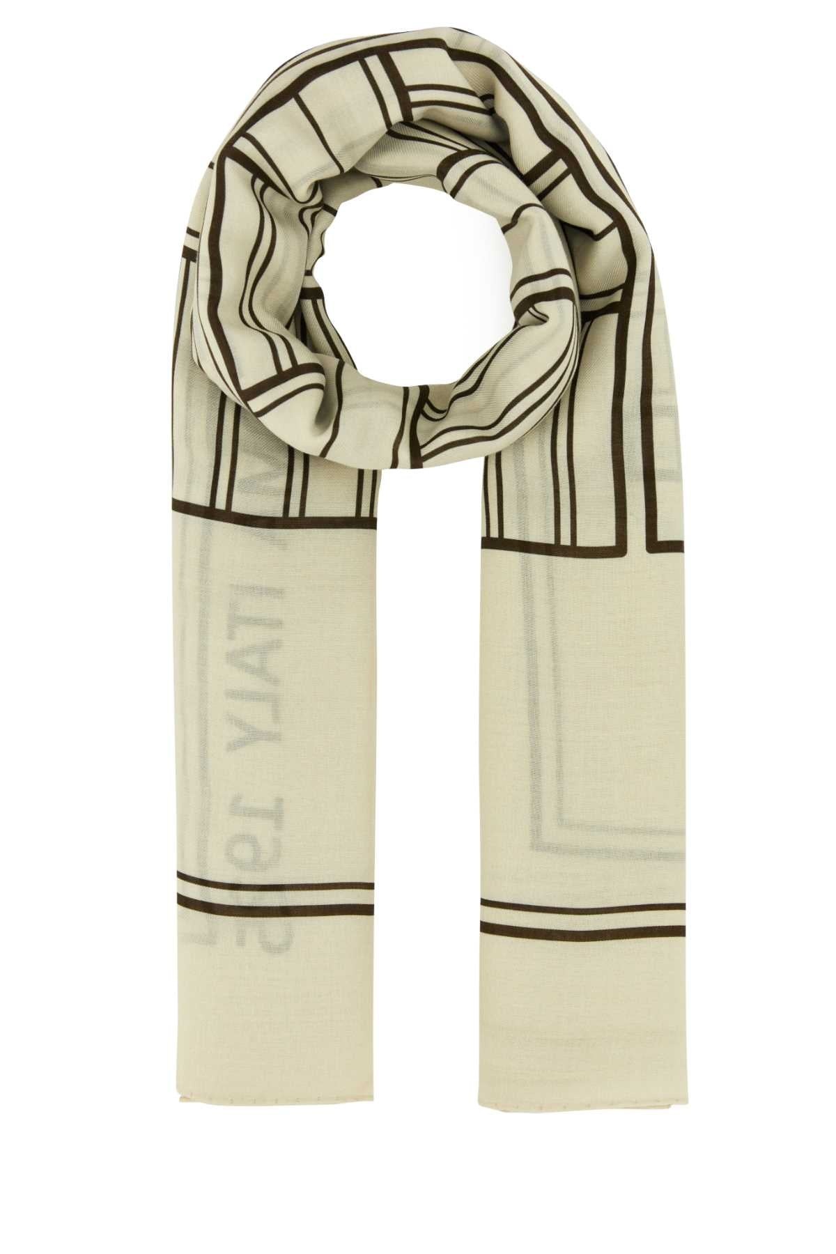Fendi Men Printed Cotton Blend Foulard - 1