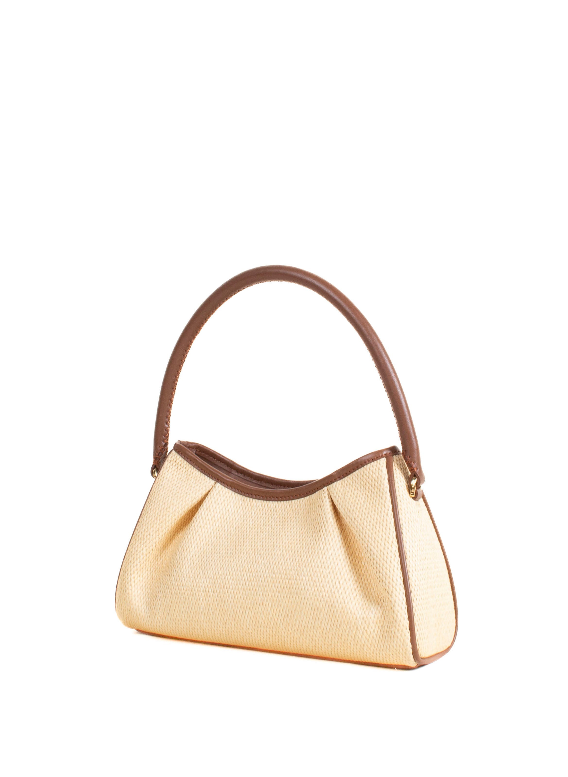 Dimple Raffia/Leather Natural/Cognac - 2