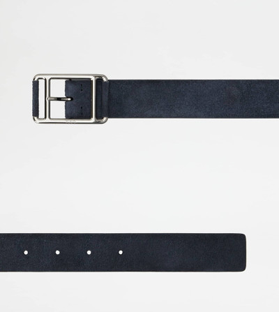Tod's BELT IN LEATHER - BLUE outlook
