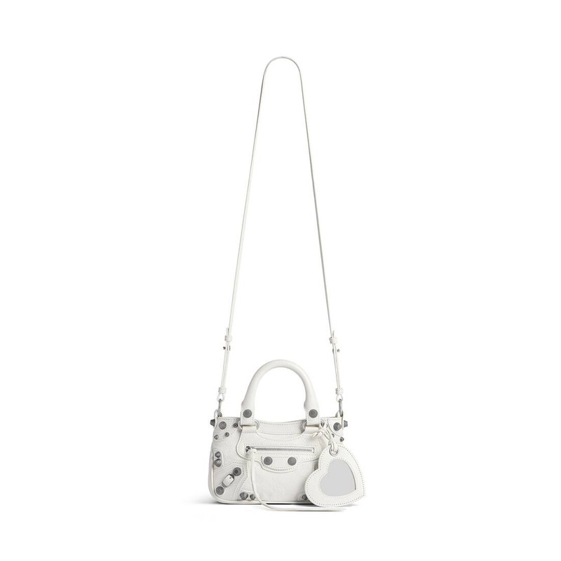 Women's Neo Cagole Mini Tote Bag  in White 1