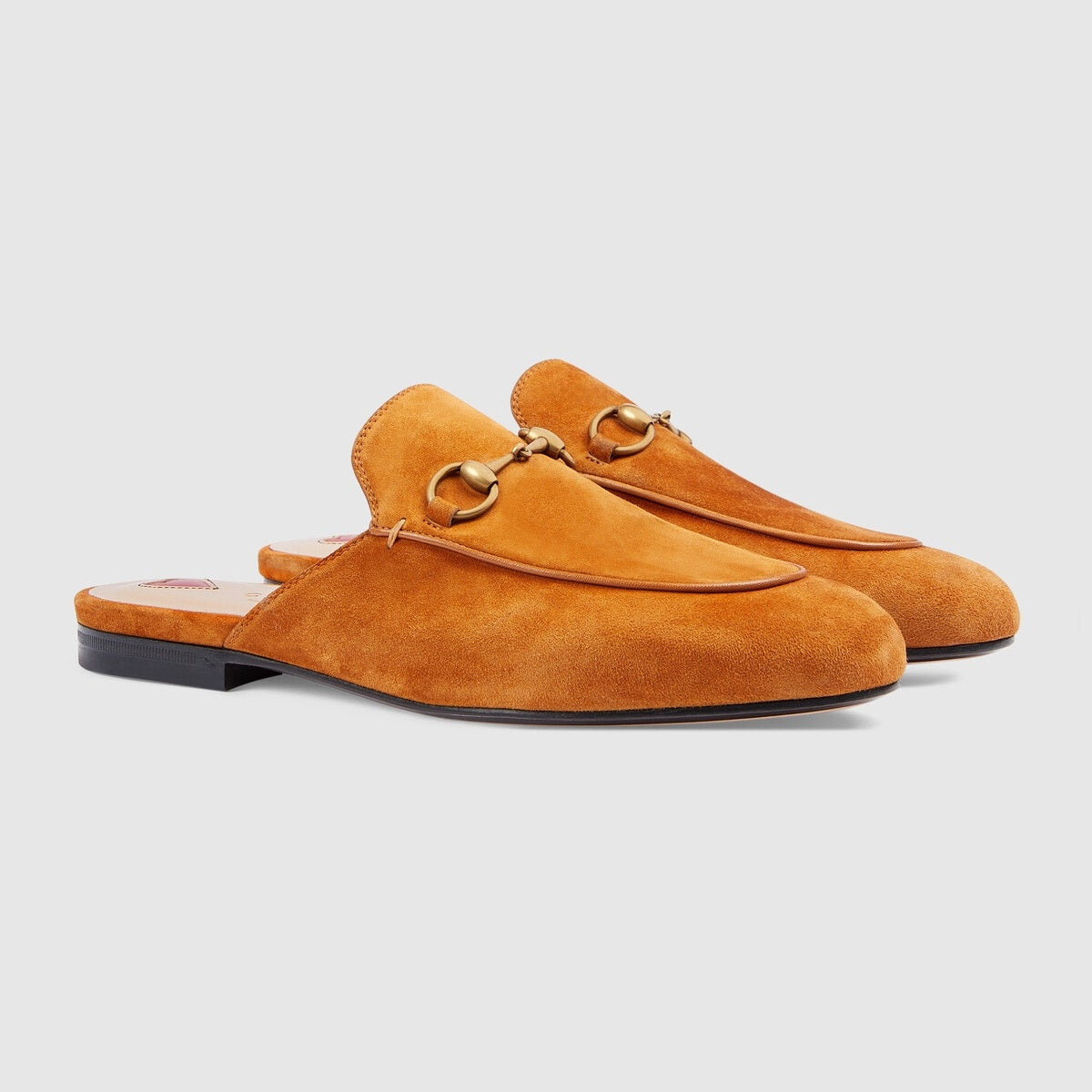 Gucci Princetown Horsebit Scede Slippers - 2