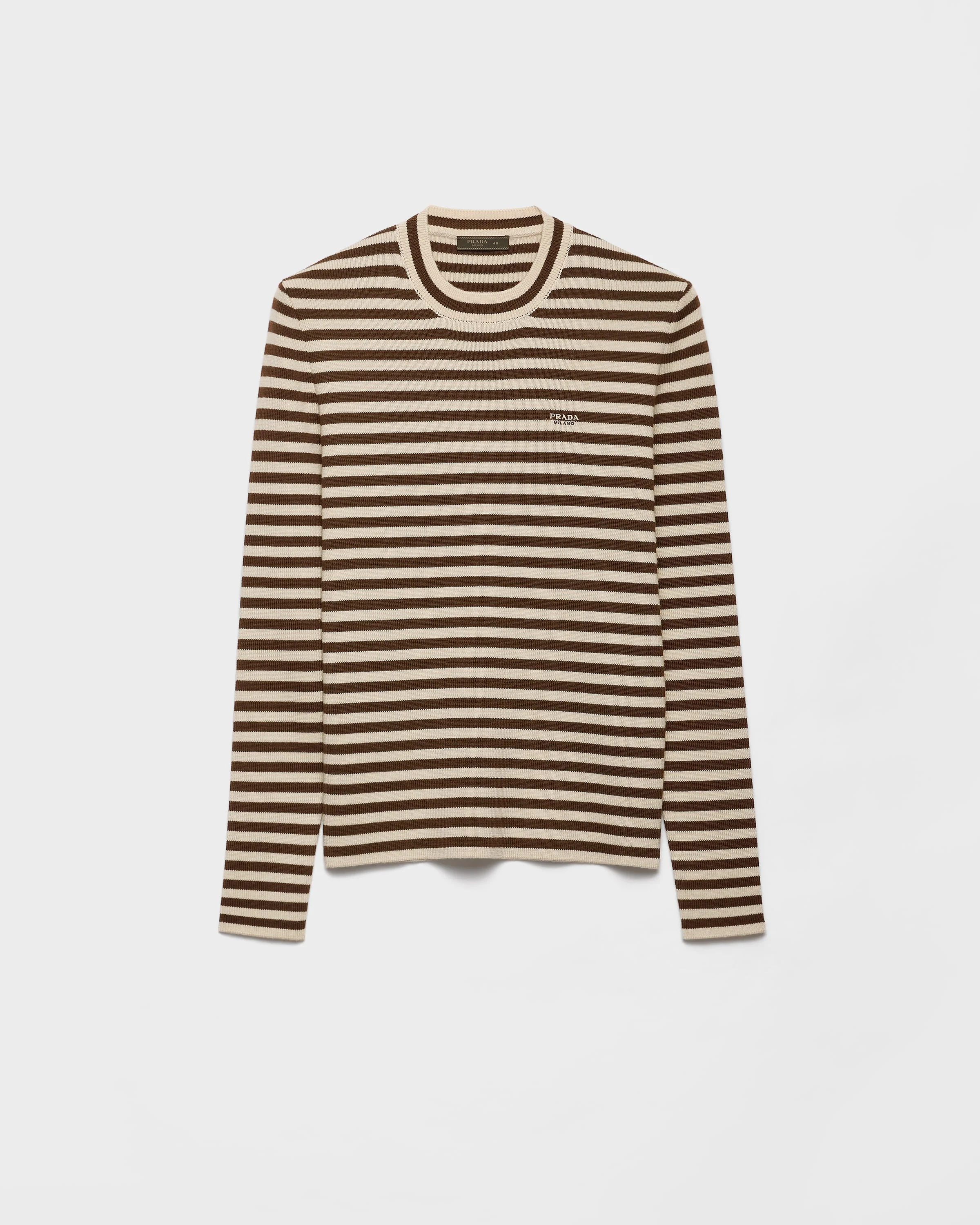 Superfine wool crew-neck sweater - 1
