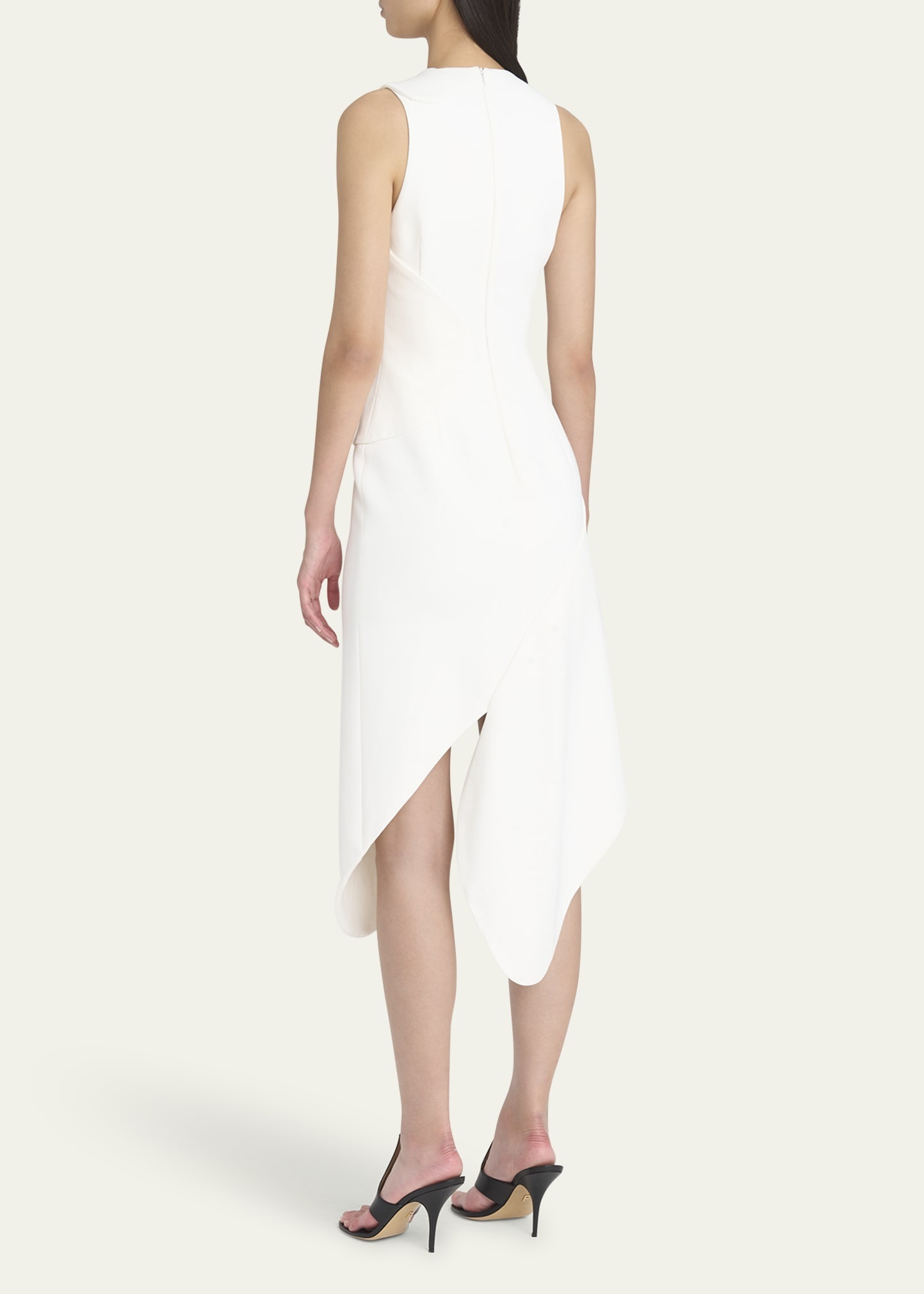 Sleeveless High-Low Midi Dress - 3