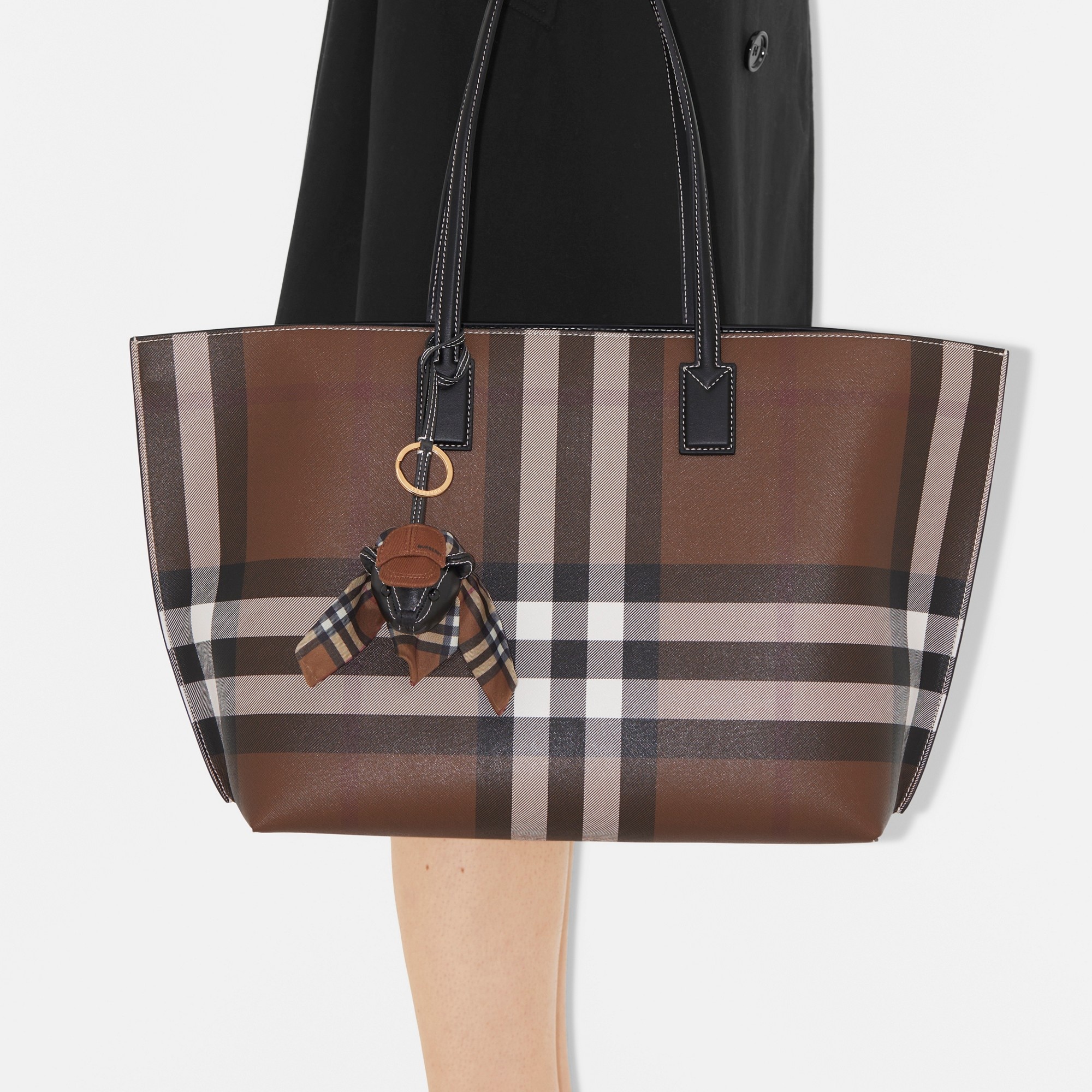 Leather Thomas Bear Charm in Cap - 3