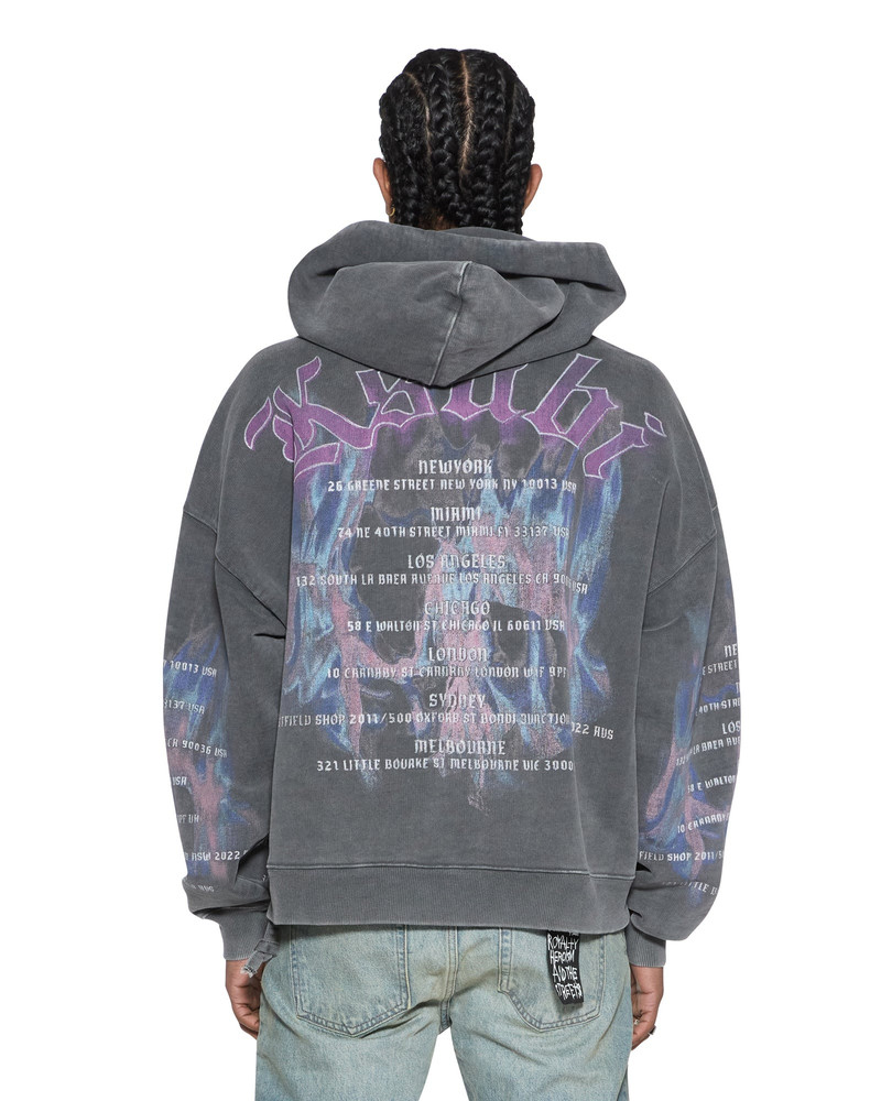 FALLEN EKCESS ZIP HOODIE FADED BLACK 1