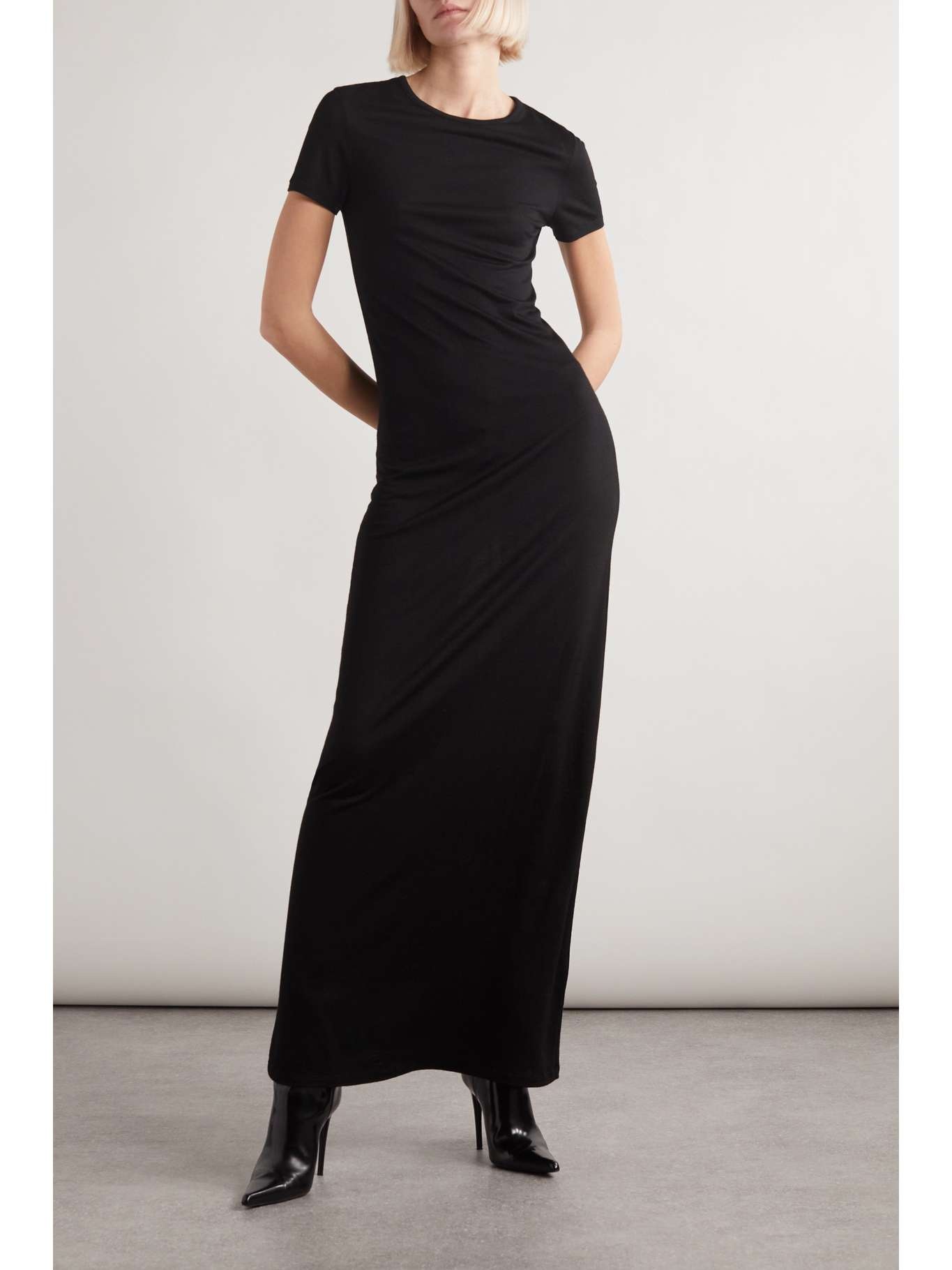 Wool-jersey maxi dress - 2