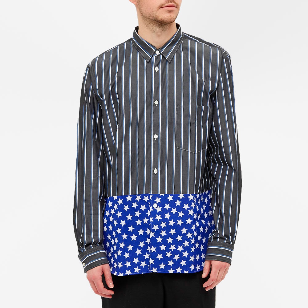 Comme des Garcons Homme Plus Stars Hem Shirt - 4