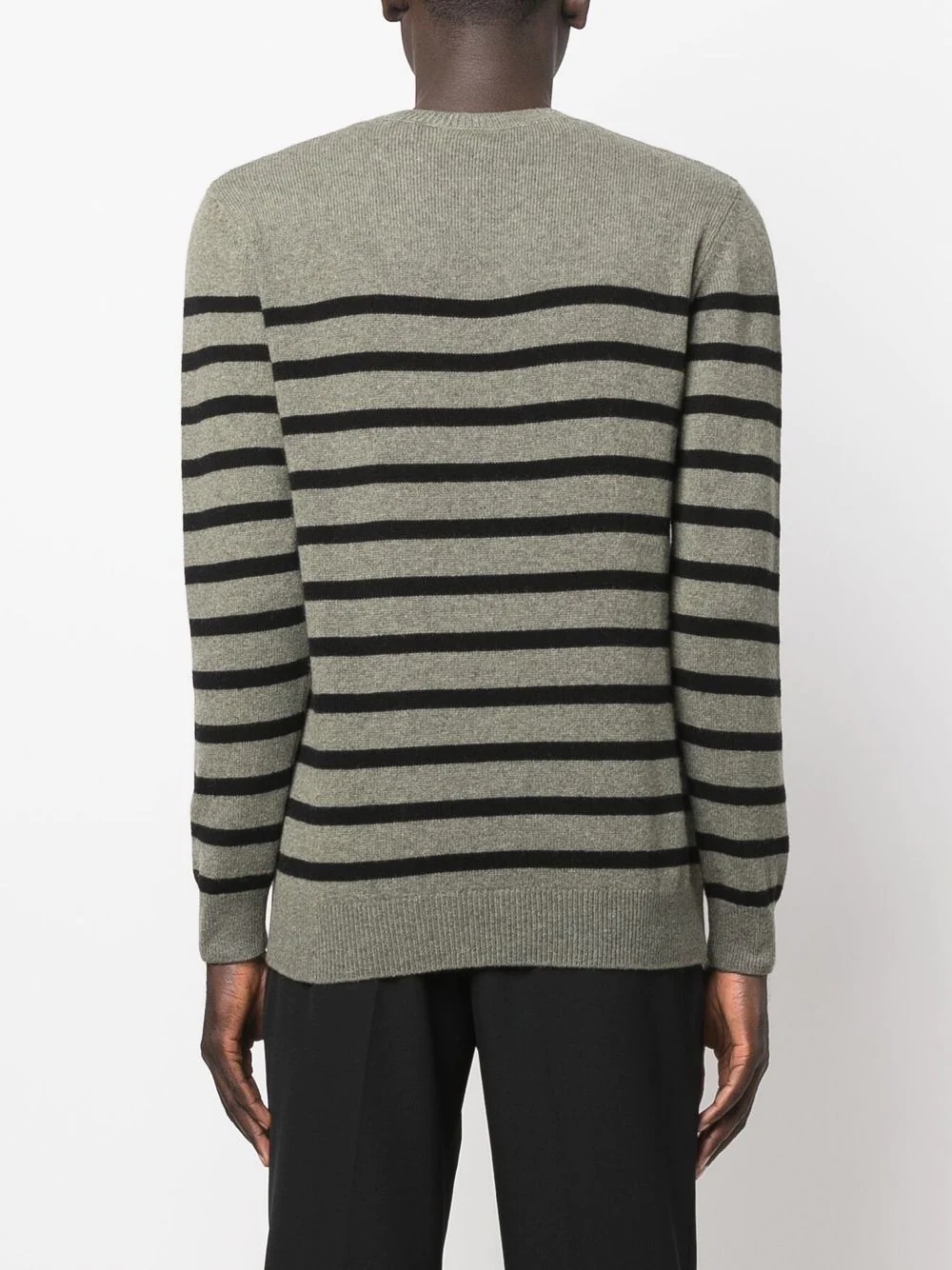 Travis striped crew-neck jumper - 4