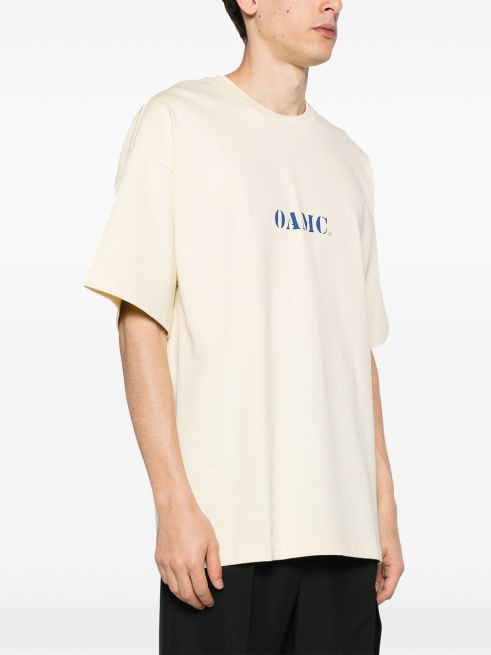 logo-print organic cotton T-shirt - 3