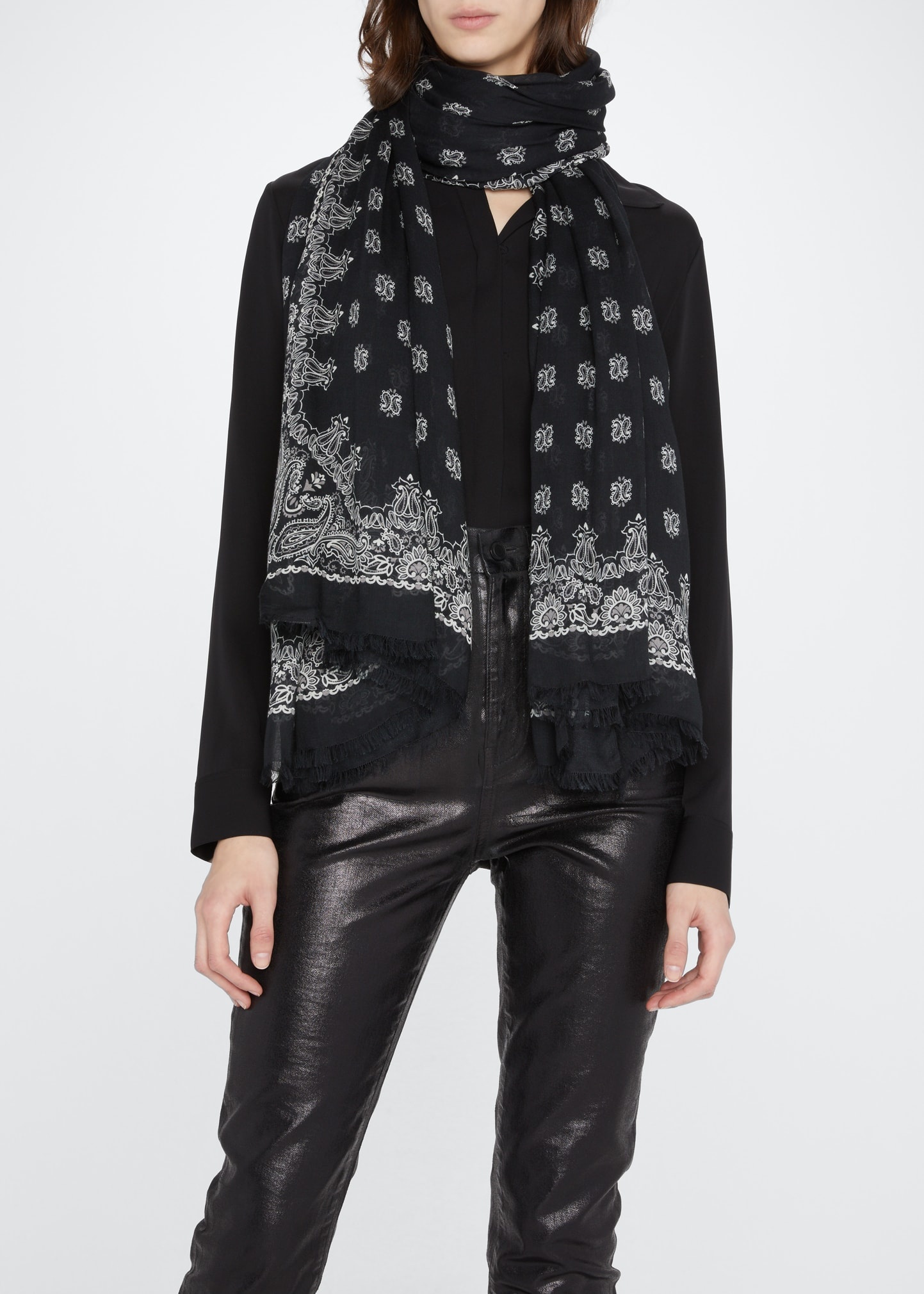 小物 SAINT LAURENT by Hedi Bandanna Scarf Saint Laurent Bandana Scarf Saint Laurent