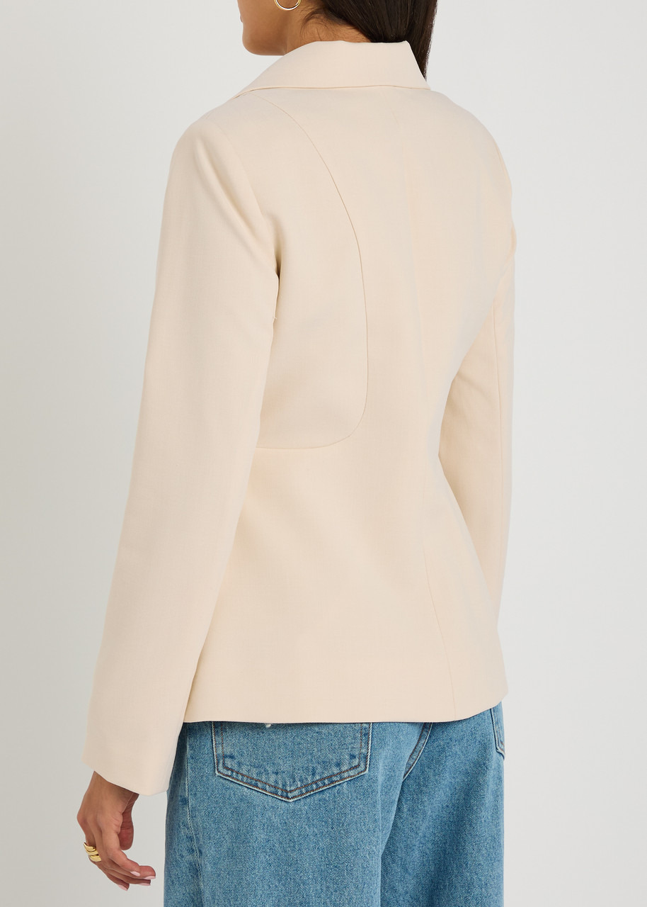 BY Malene Birger Adrienna Darted Woven Blazer - 3