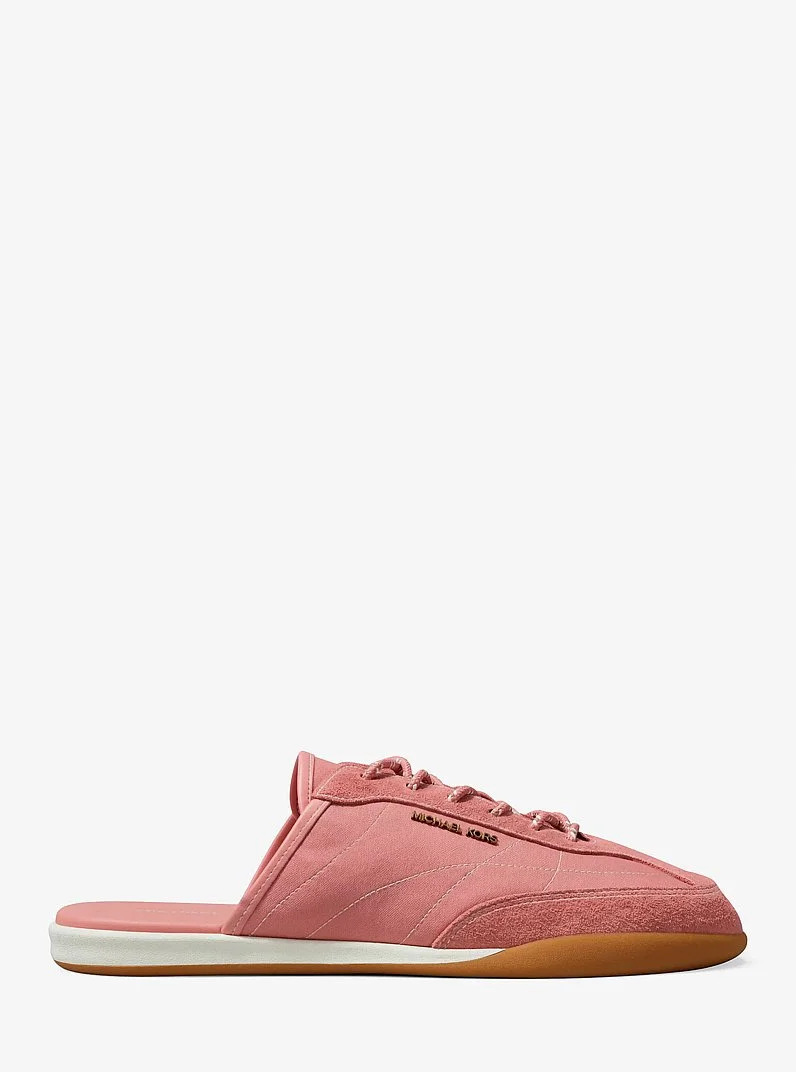 Nolan Nylon and Suede Mule - 1