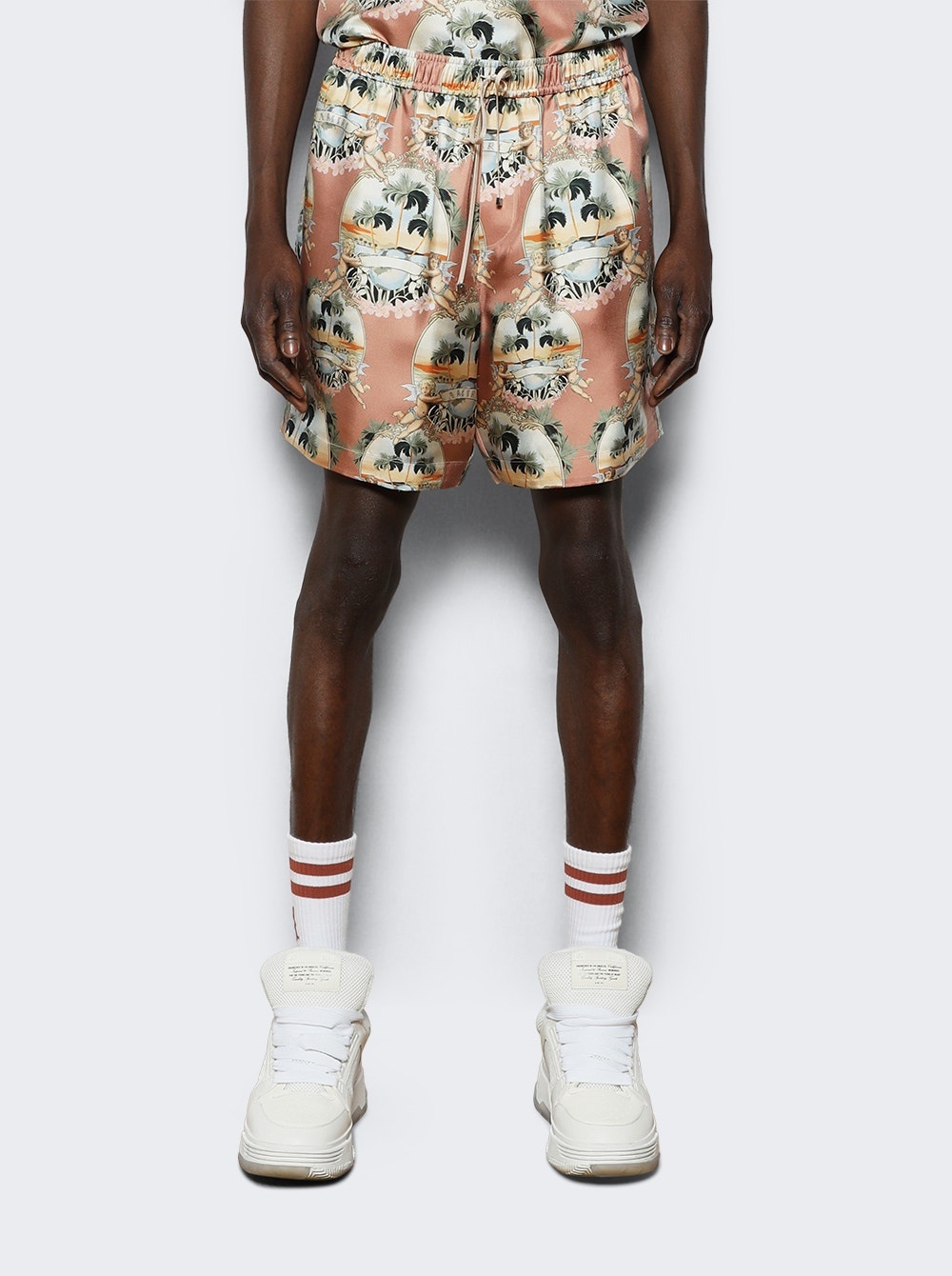 All Over Palm Shorts Cork - 3
