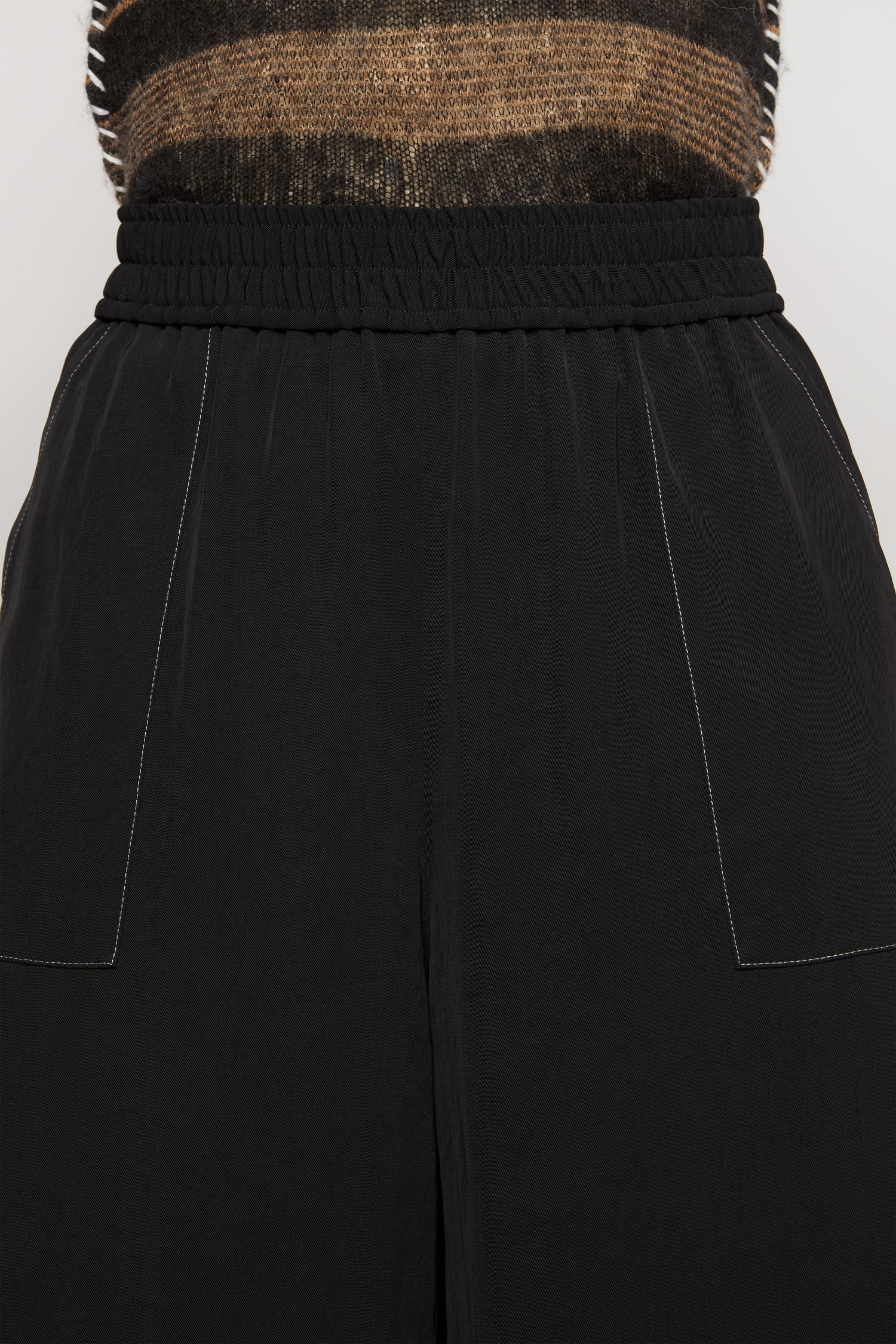 Twill culottes black - 5