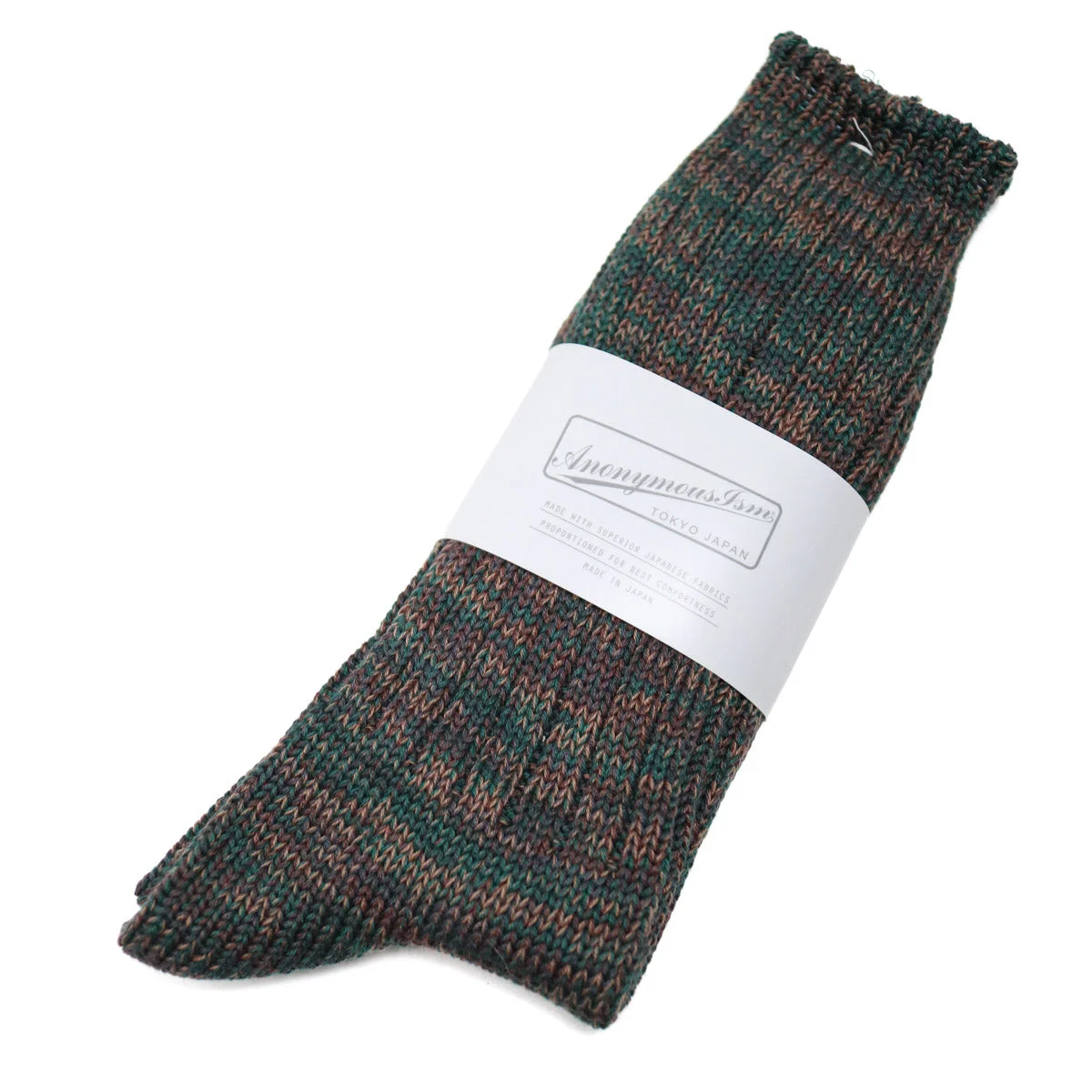 5 Color Mix Crew Sock Army - 1