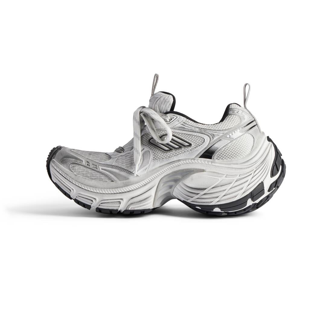 Women's 10xl Sneaker in White/black/gris - 4