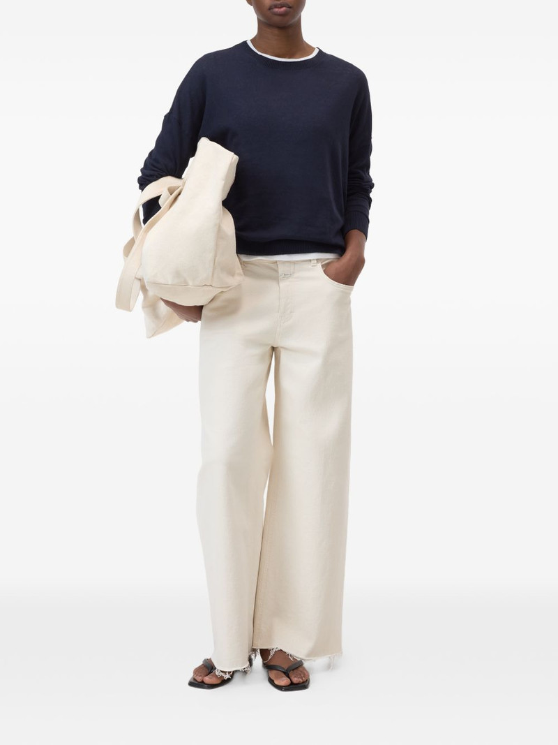CLOSED crew-neck long-sleeve sweater outlook