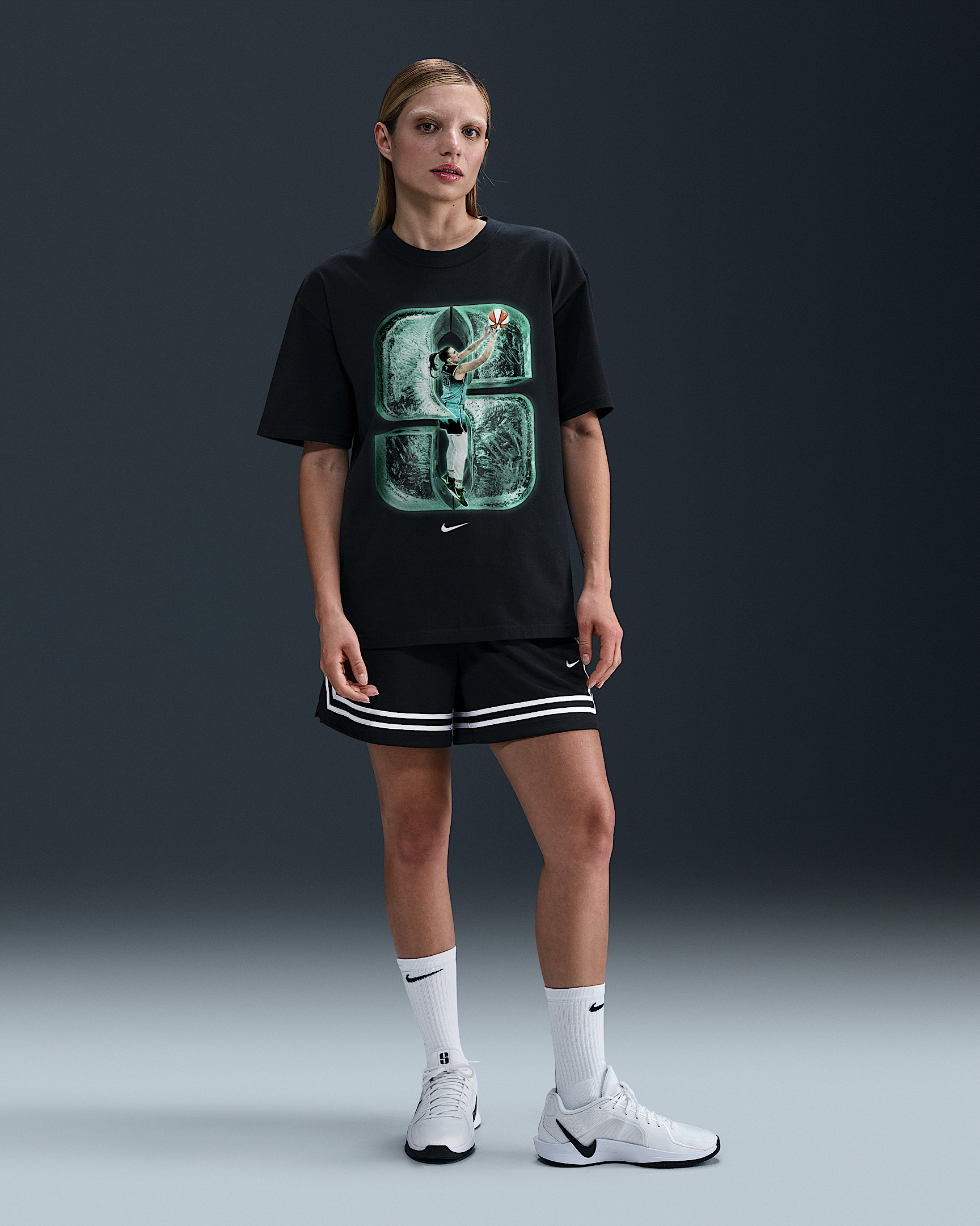 Sabrina Ionescu "So Win" Adult Nike Basketball T-Shirt - 2