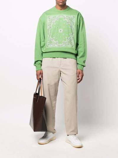 KENZO corduroy straight-leg trousers outlook