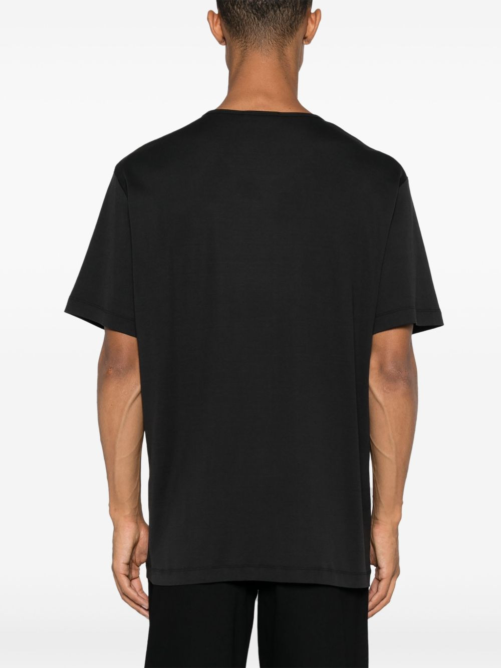 RIBBED U-NECK T-SHIRT - 4