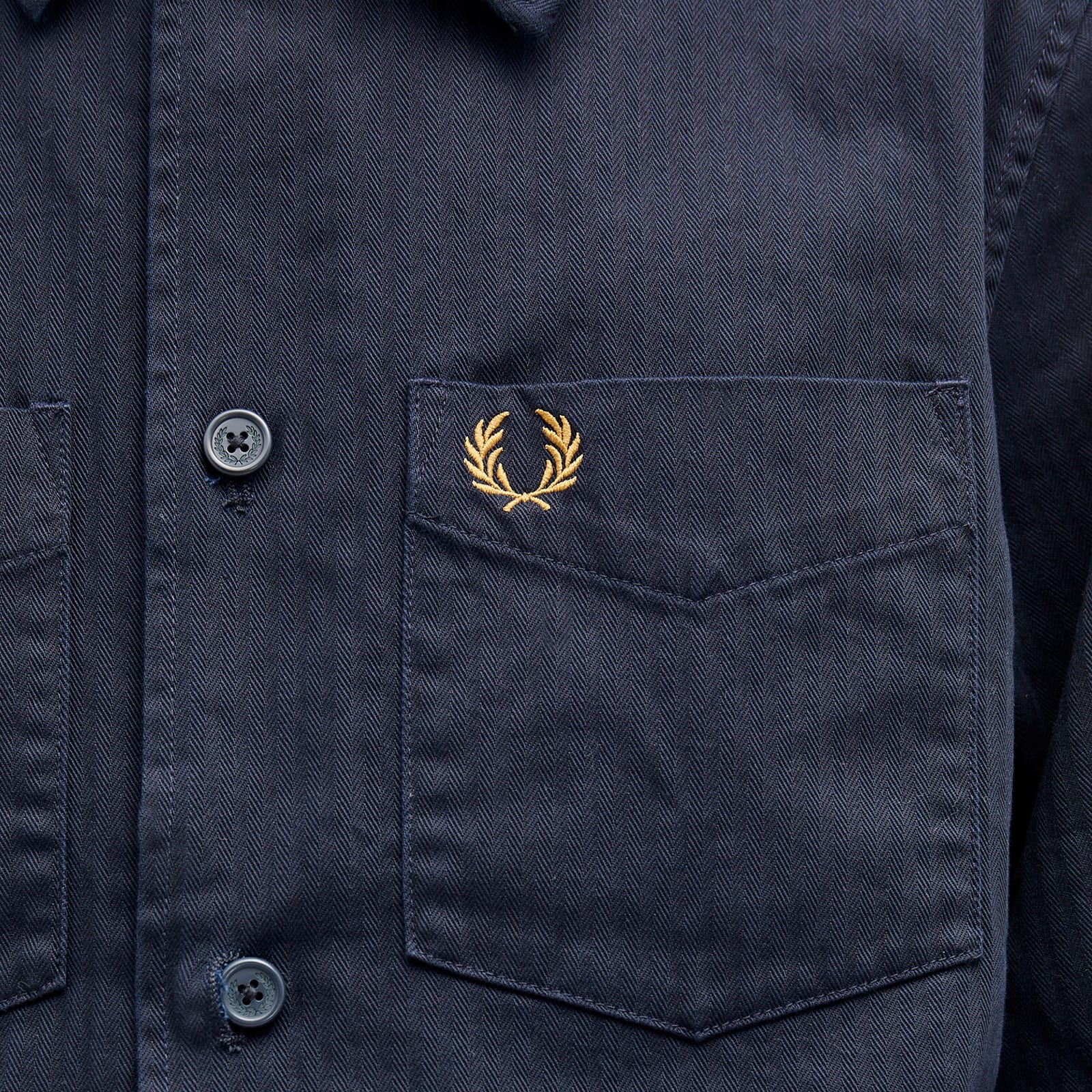 Fred Perry Herringbone Overshirt - 5