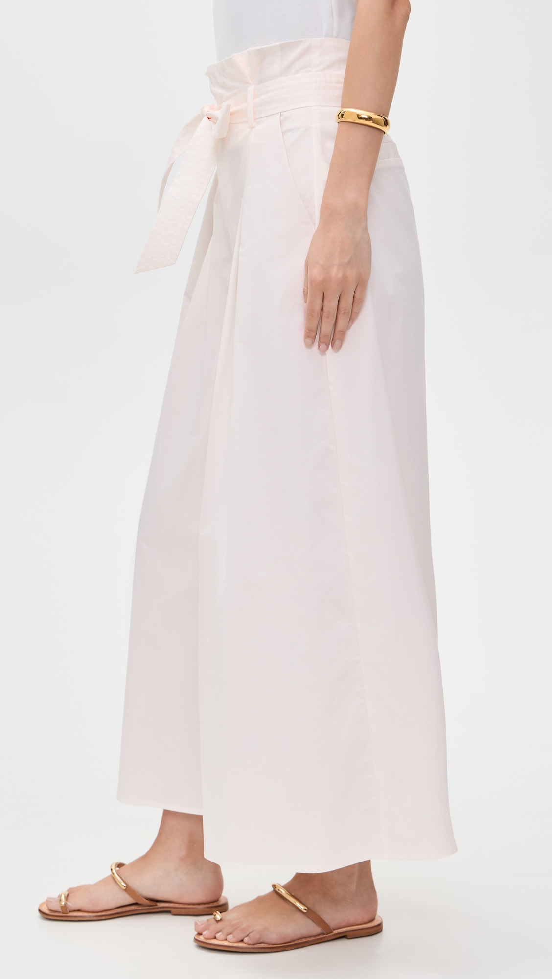 Lowen Paperbag Cropped Pants - 3