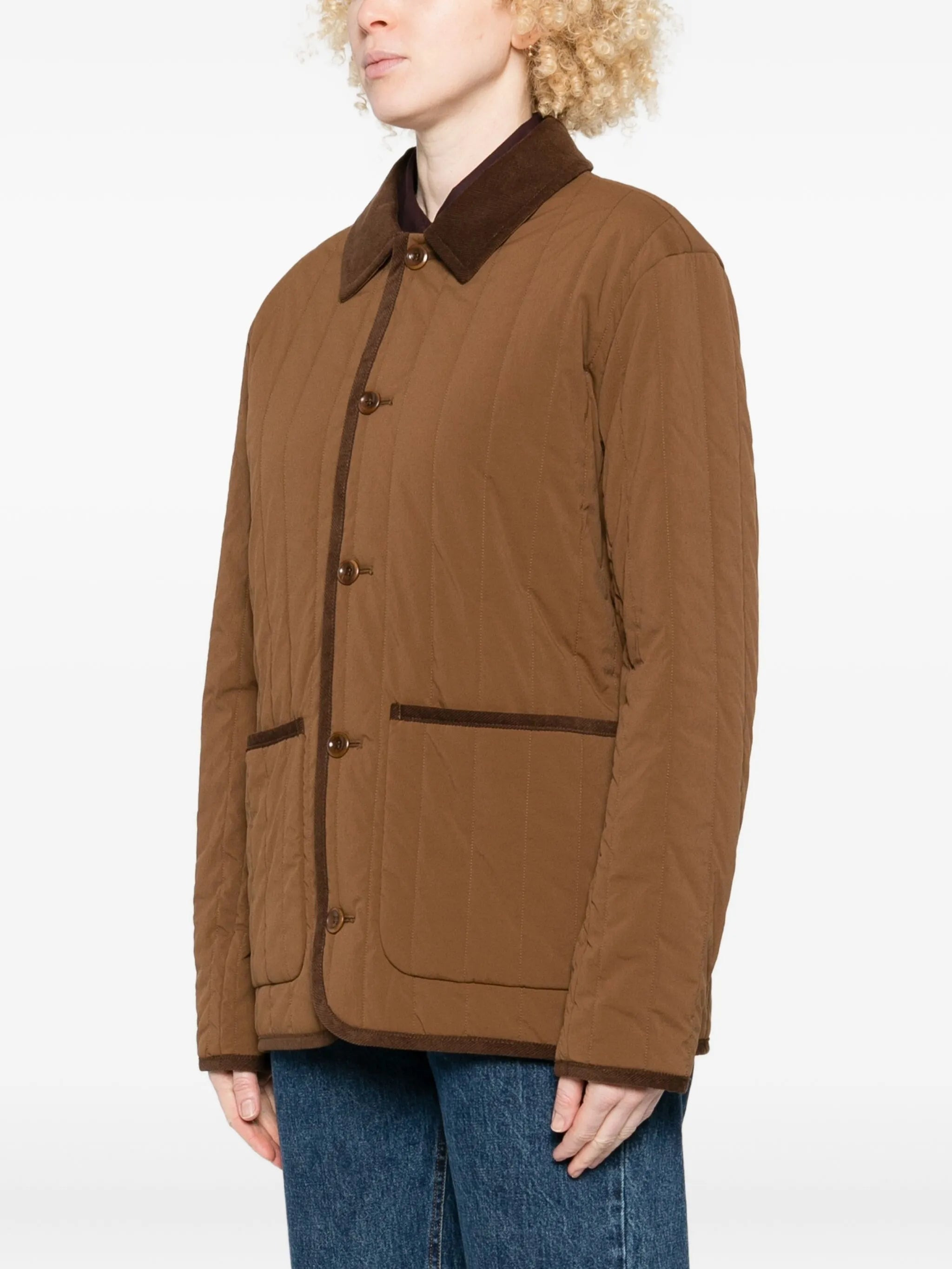 A.p.c. Quilted-pattern Jacket - 4