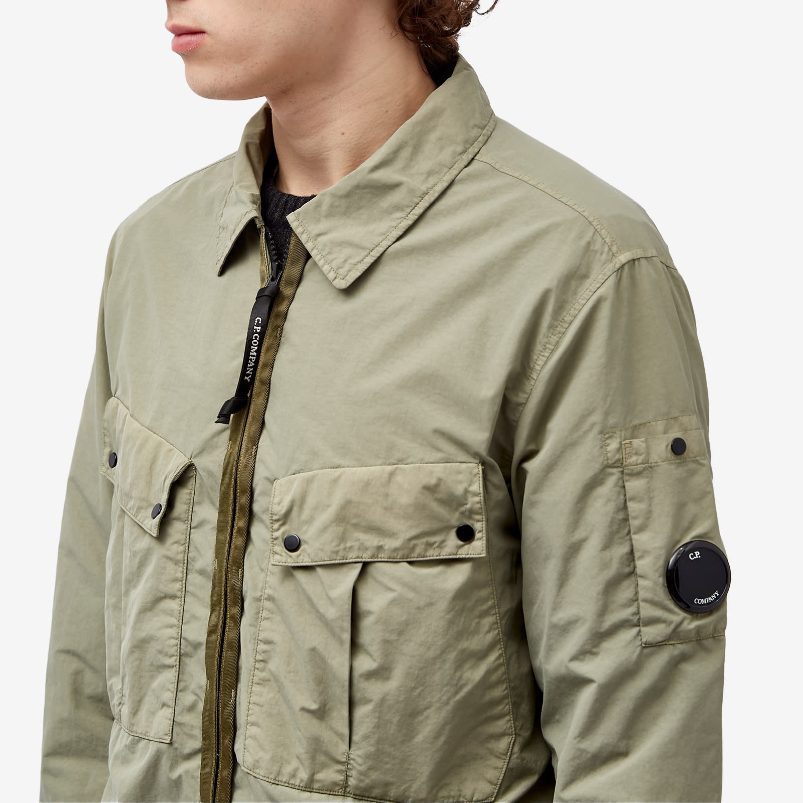C.P. Company C.P. Company Flatt Nylon Zip Overshirt REVERSIBLE