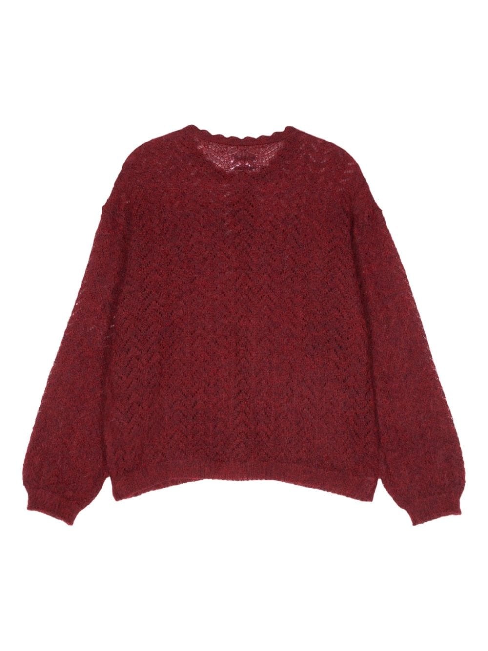 logo-detailed cardigan - 2