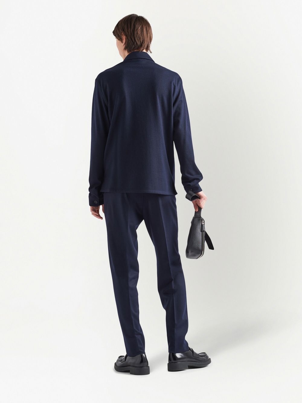 logo-patch long-sleeve shirt - 4