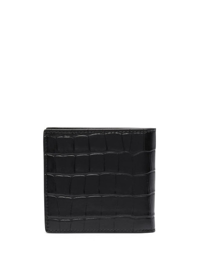 Alexander McQueen croco-effect skull cardholder outlook