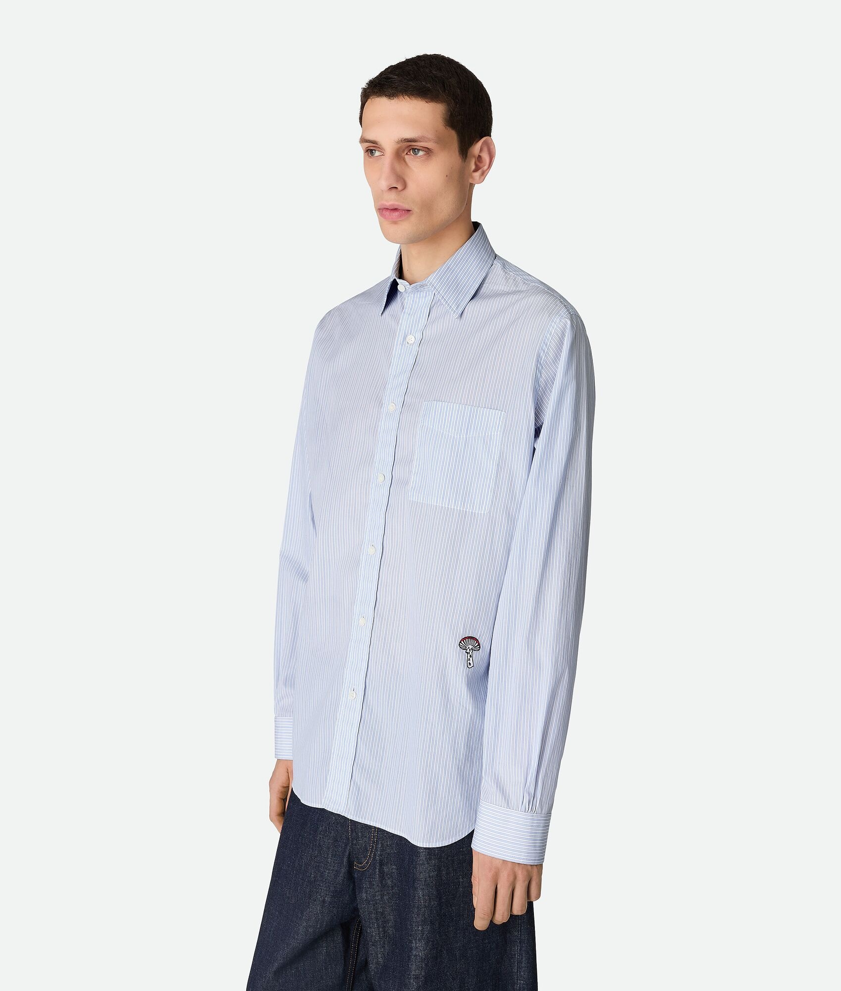 Stripe Cotton Poplin Shirt - 2