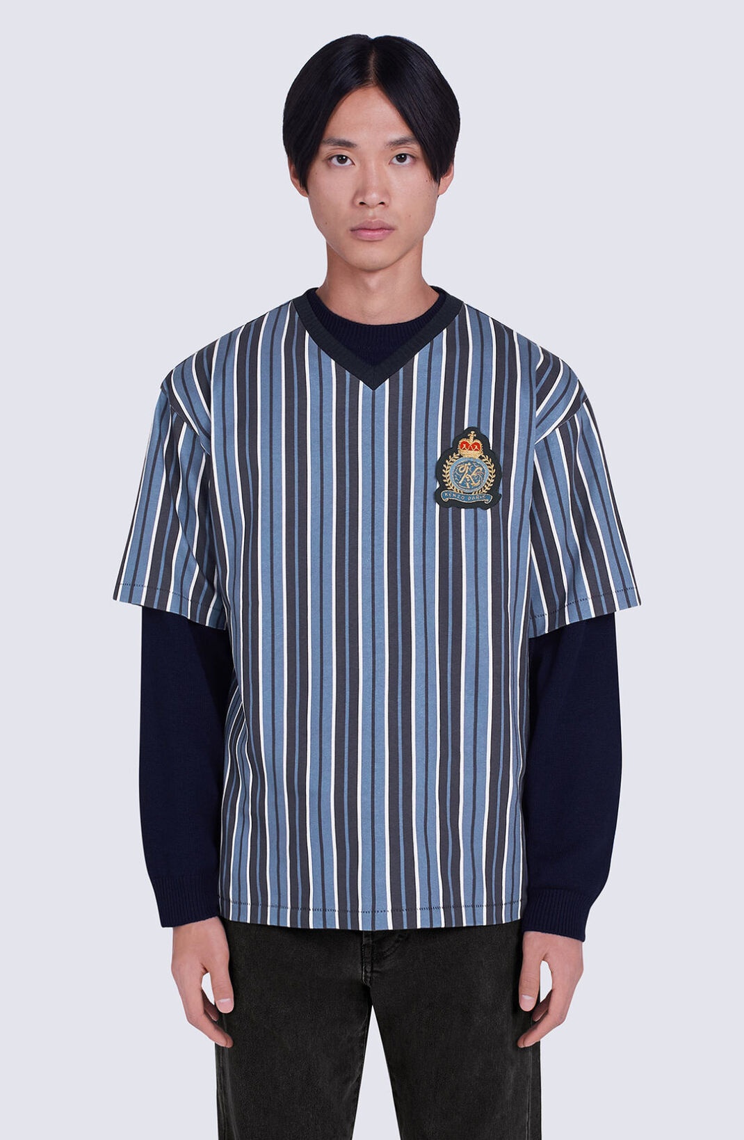 'Varsity' striped oversize T-shirt - 5