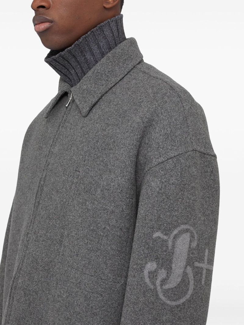 zipped up wool jacket 4