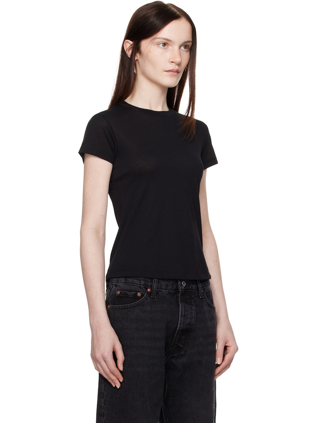 Black Crewneck Baby T-shirt - 2