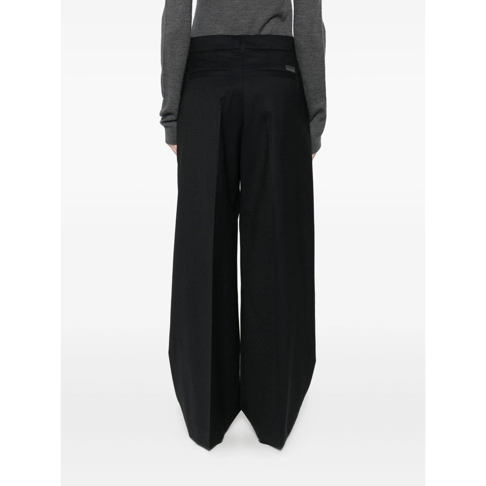 Kenzo Blue Trousers - High-Waisted Trousers Women - 5
