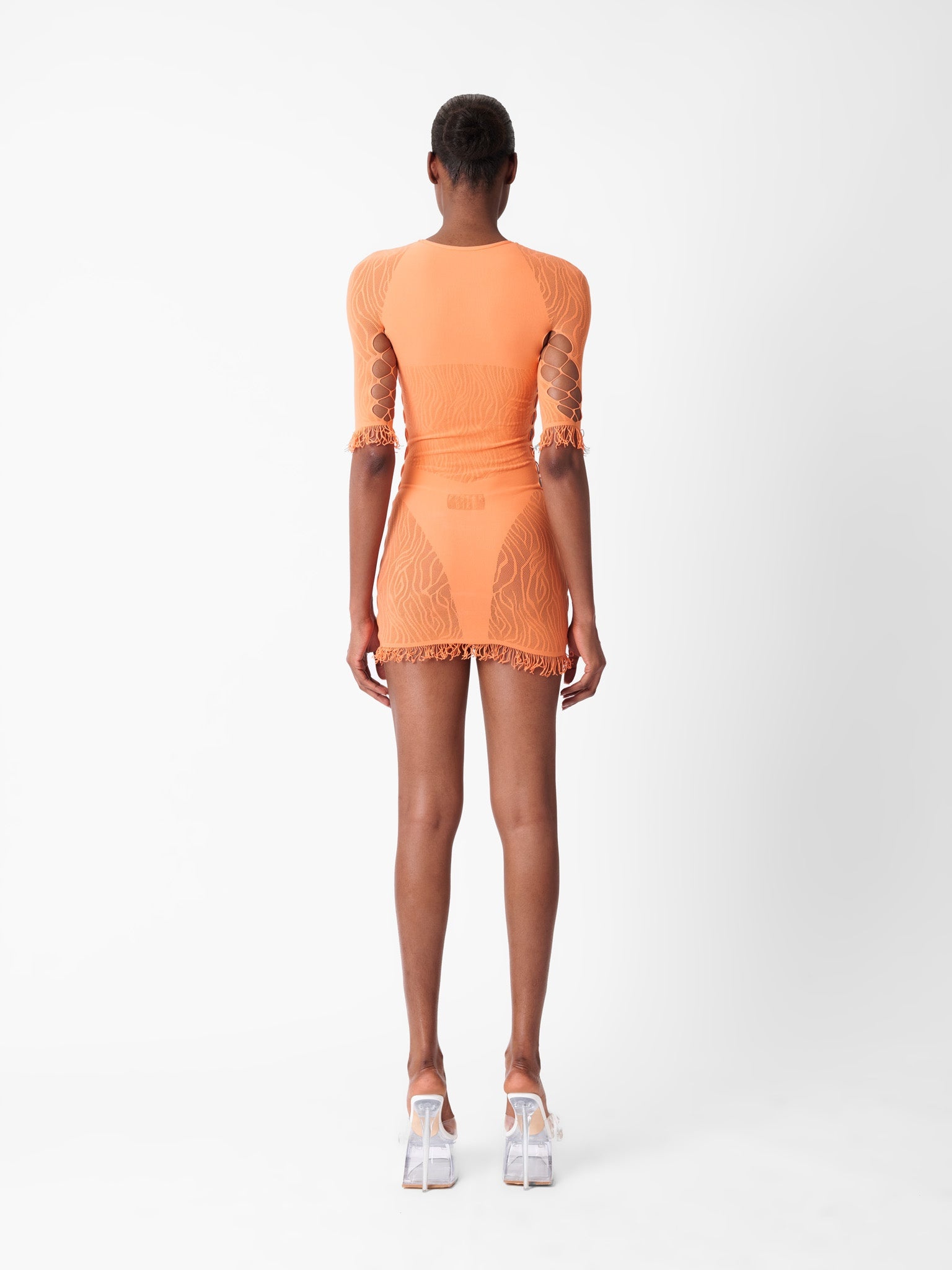 MIRANDA DRESS TANGERINE - 3