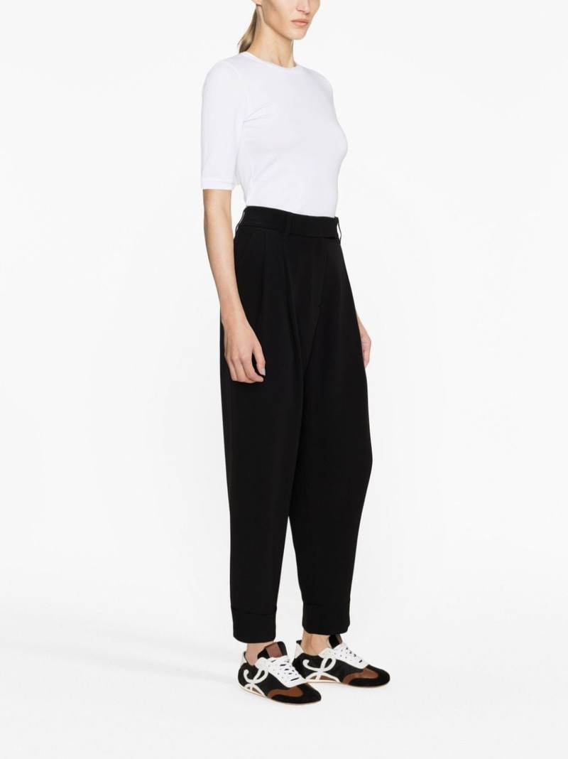 tapered high-waisted trousers 4