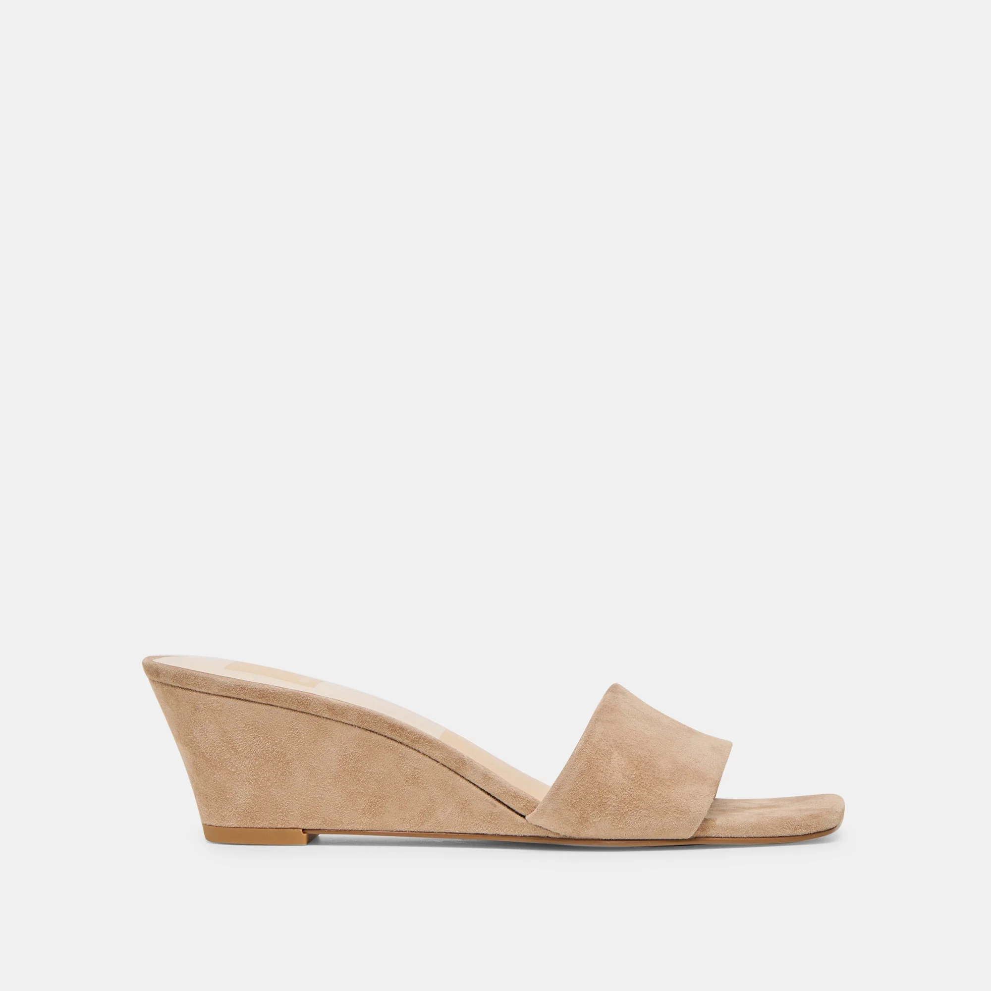 QAILY WEDGES CAMEL SUEDE - 1