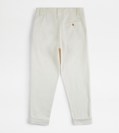 Tod's PANTS WITH DARTS - WHITE outlook