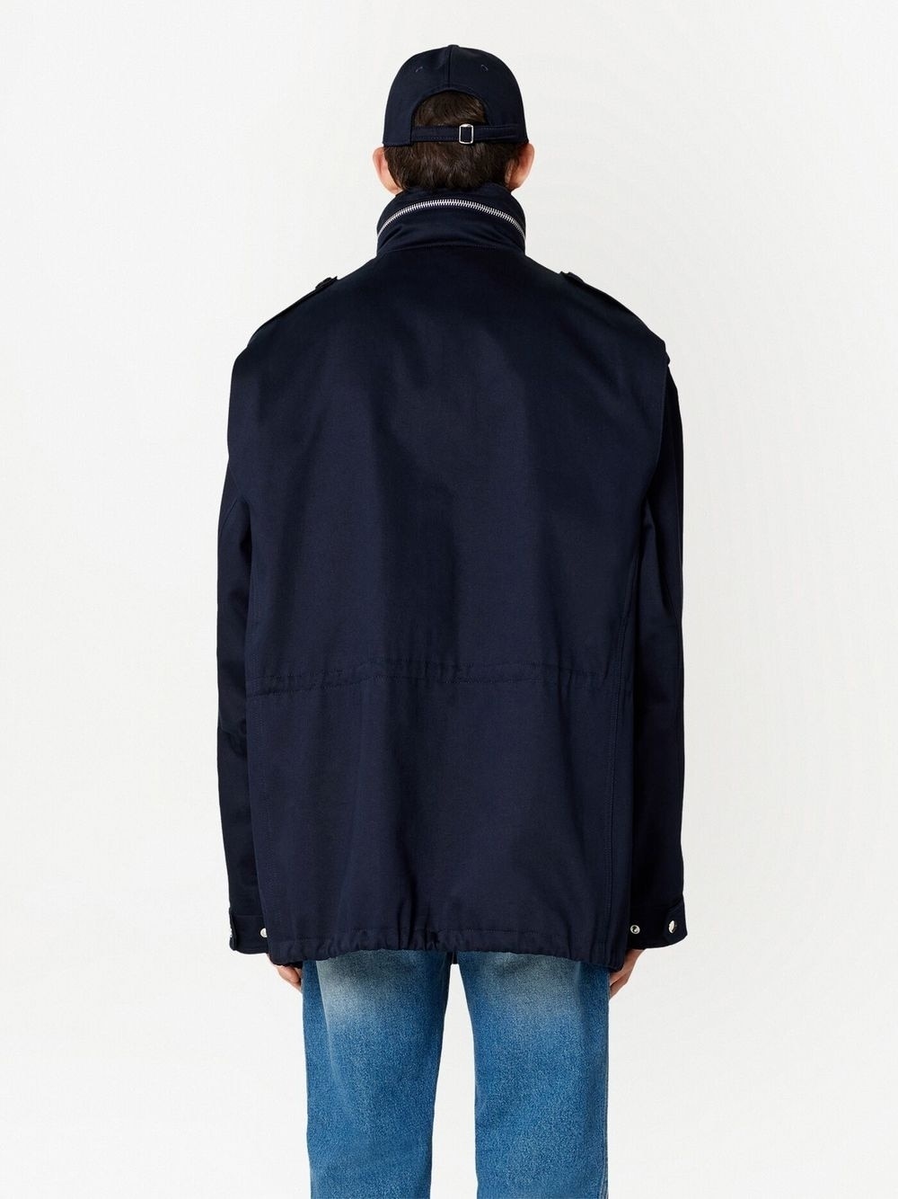 zip-up pocket-detail jacket - 4