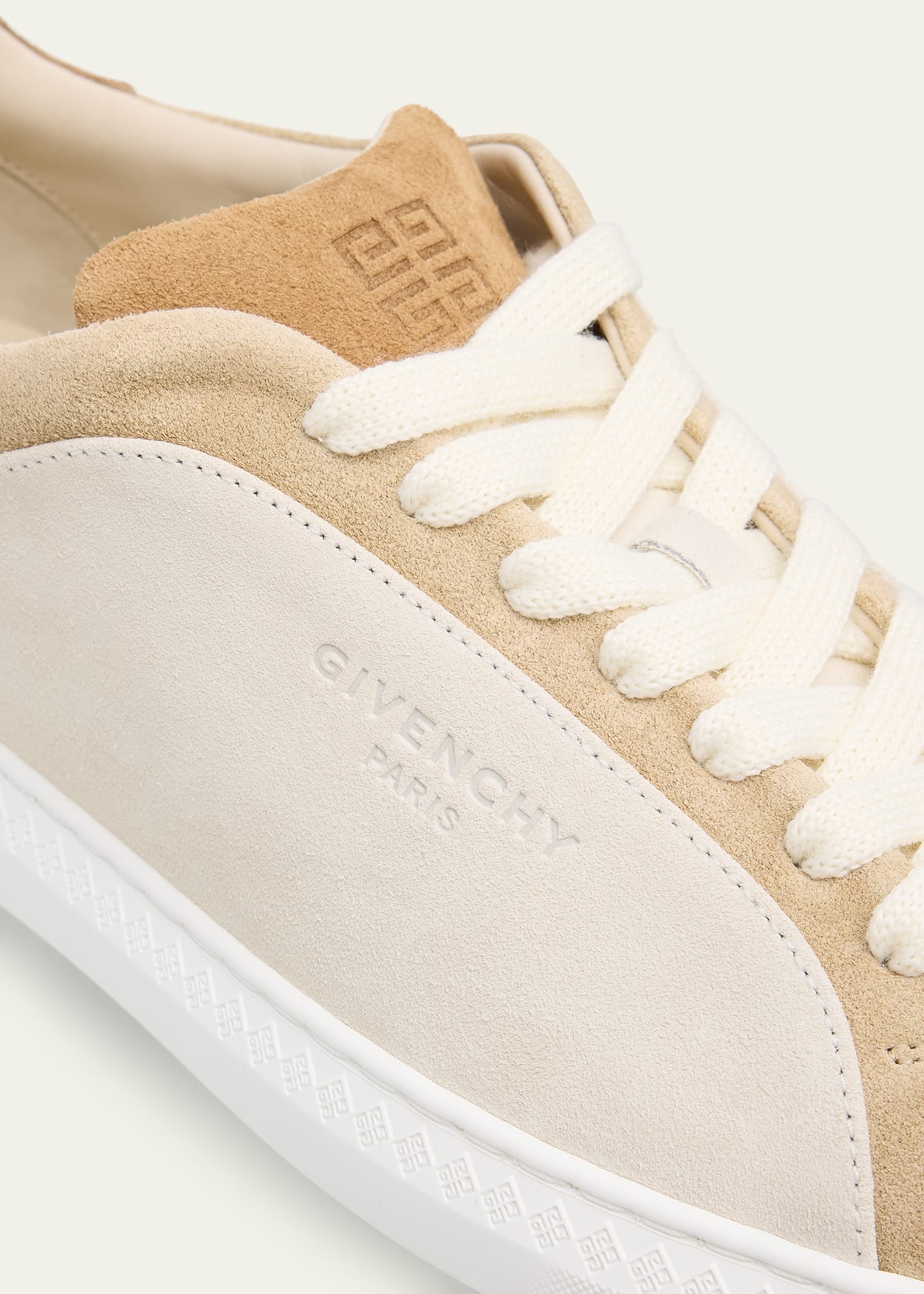 Men's G Set Suede Low-Top Sneakers - 4