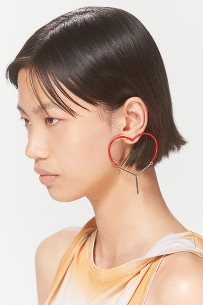 Y/Project MINI Y HEART EARRINGS outlook