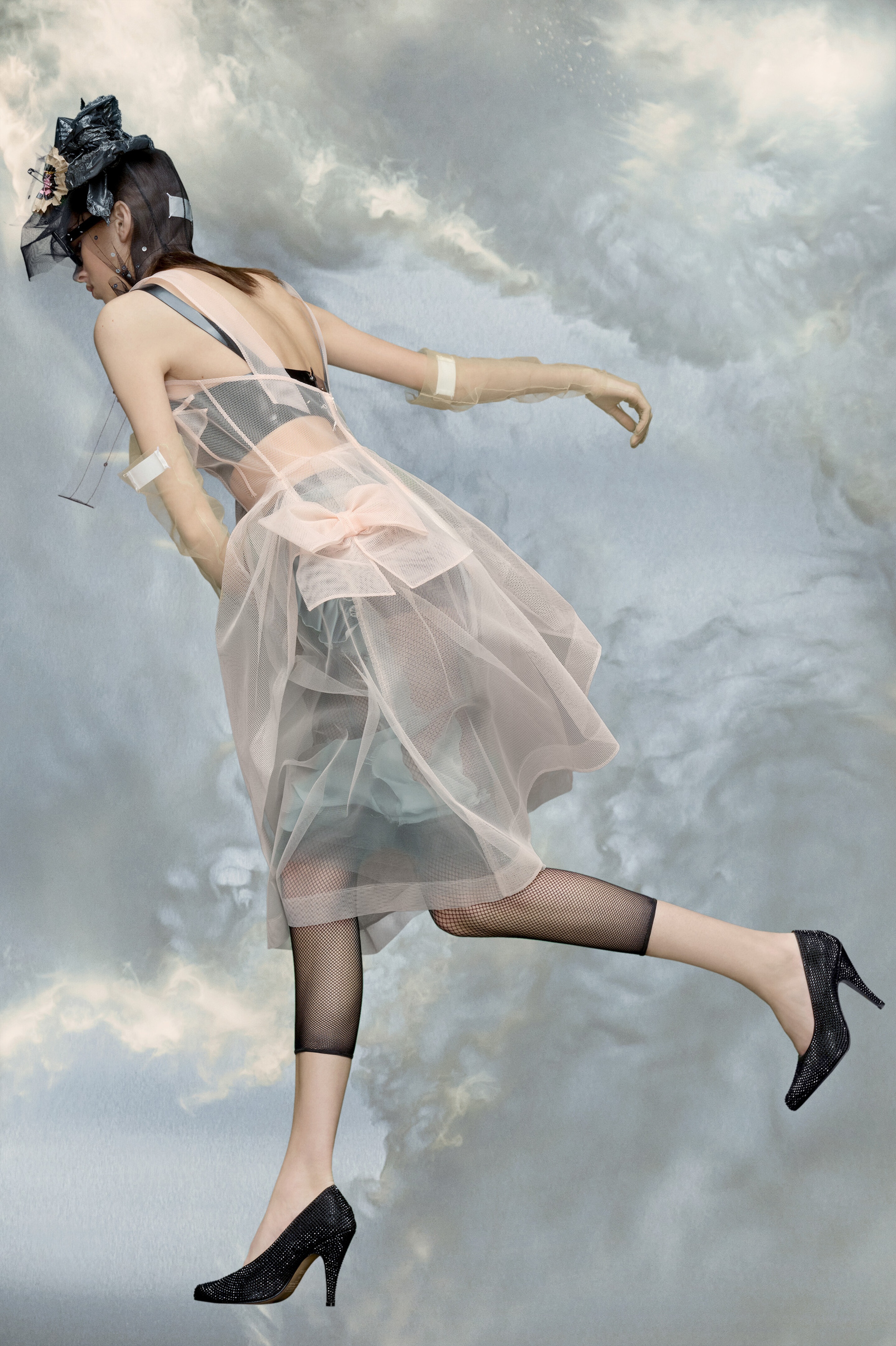Tulle midi dress - 3