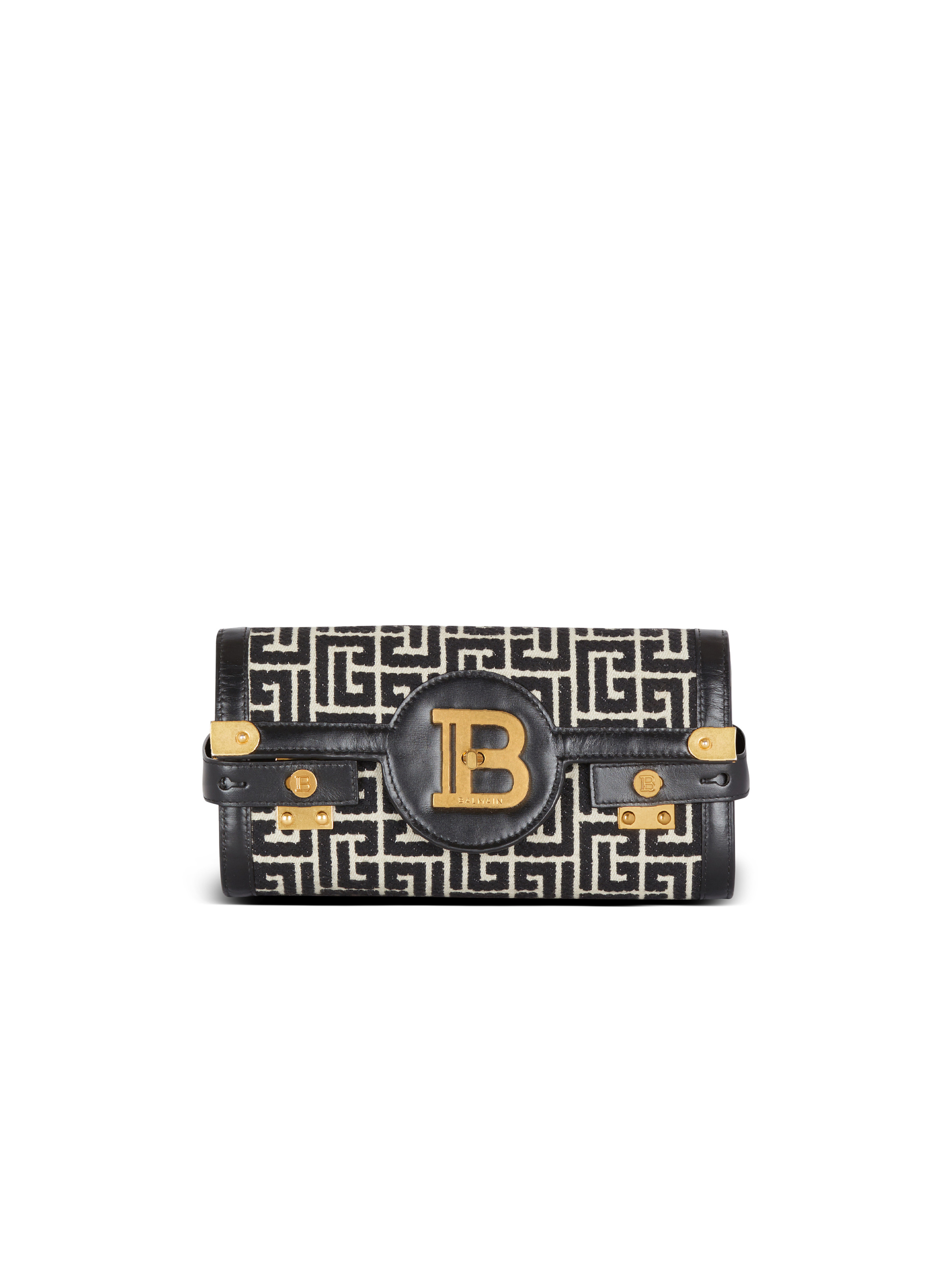 B-Buzz Pouch 23 in monogrammed jacquard canvas and leather - 1