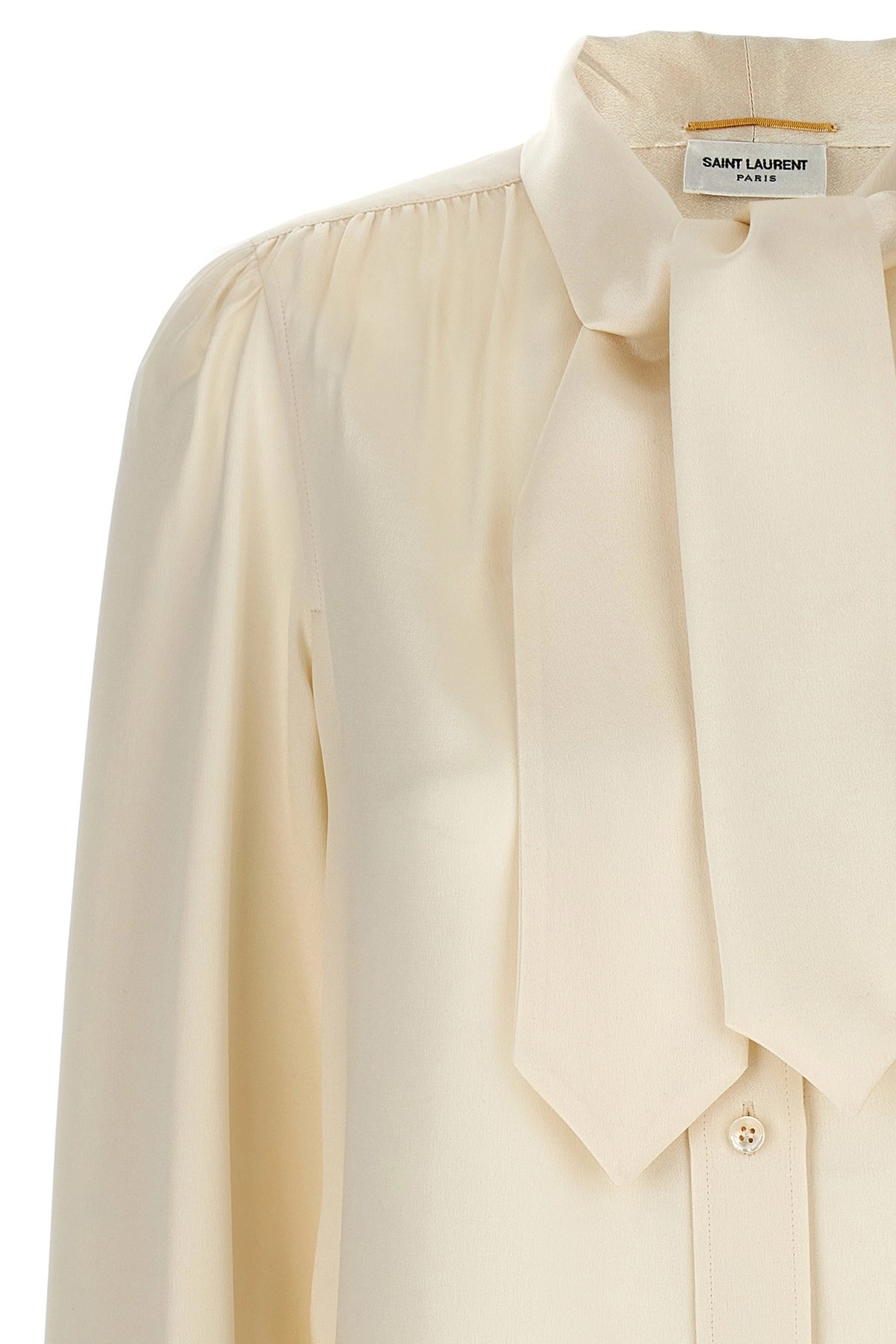 Lavalliere silk shirt - 4