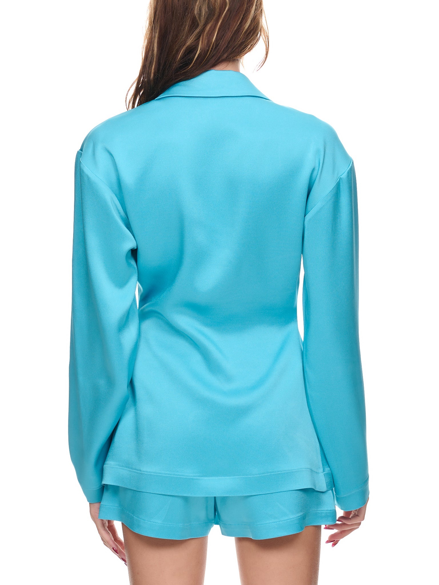 Hook Satin Blazer - 3