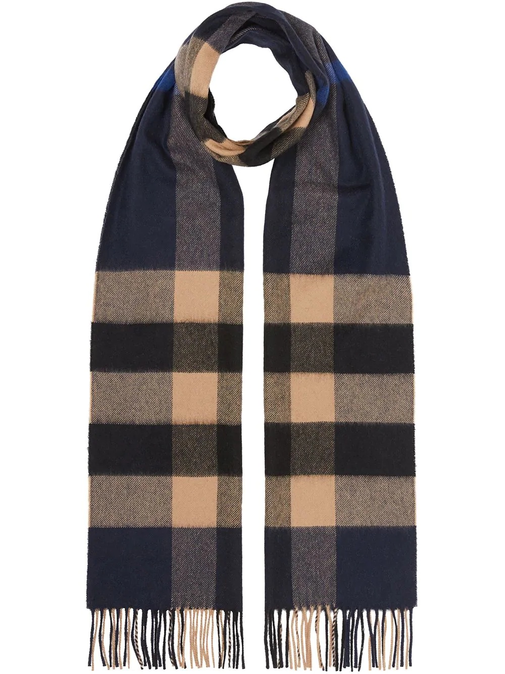 Check Cashmere Scarf - 1