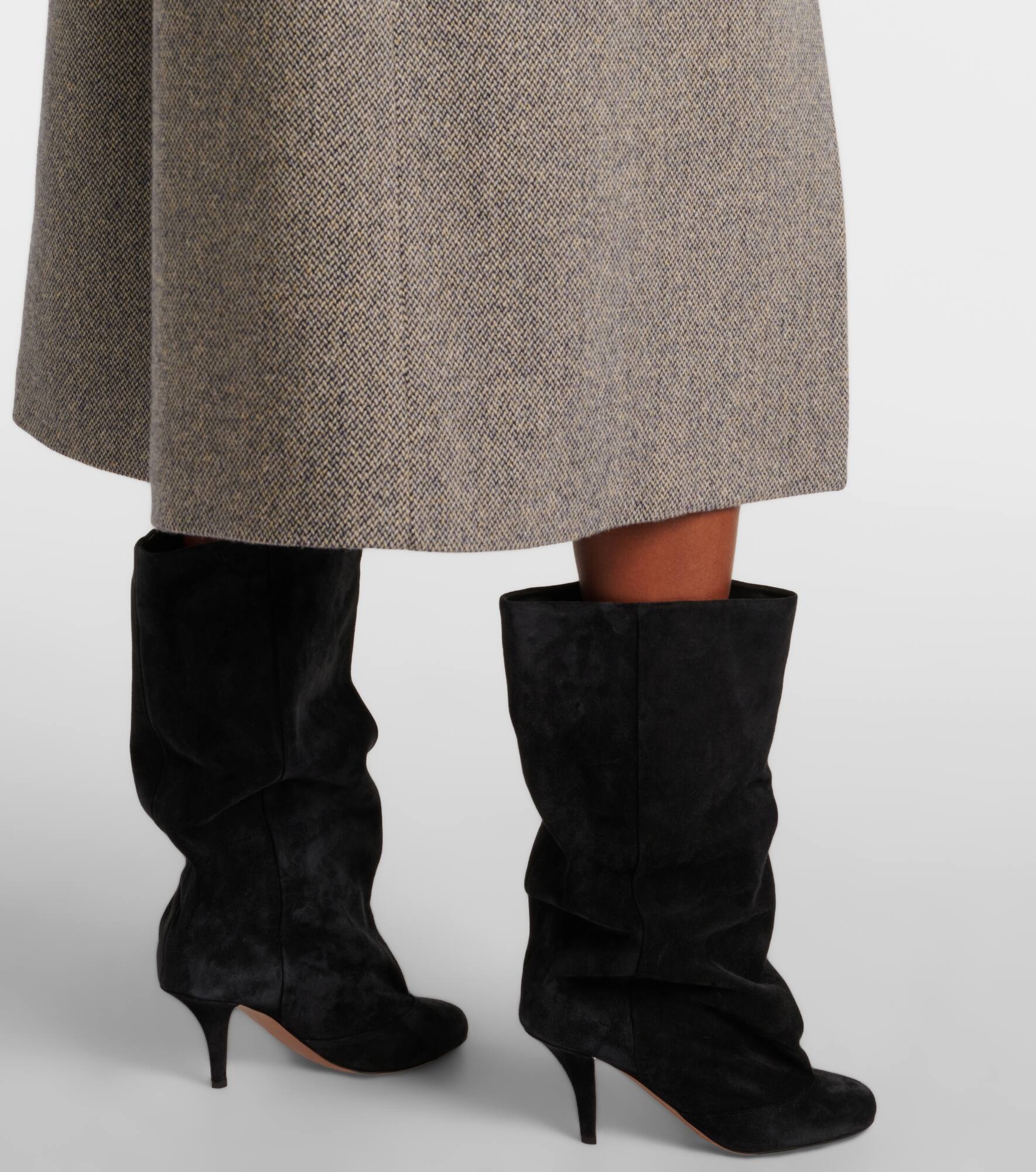 Esther 75 suede boots - 4